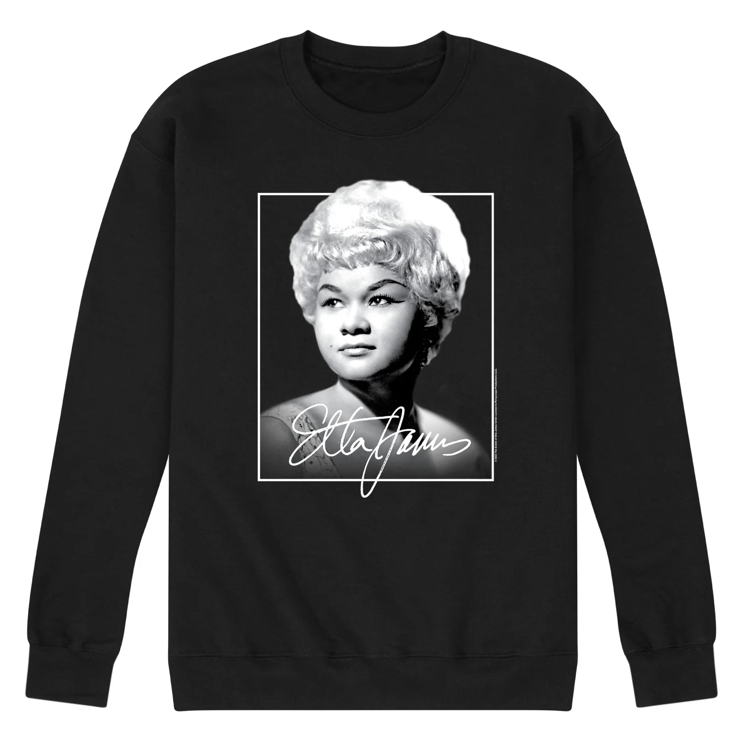 Etta James - Portrait - Men's Crew Fleece Sweatshirt