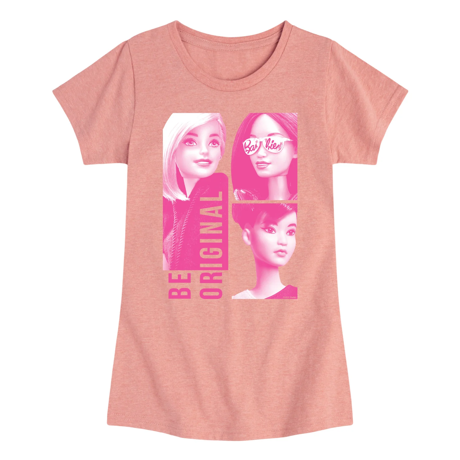 Barbie - Be Original Squares - Toddler And Youth Girls Short Sleeve Graphic T-Shirt - Image 2