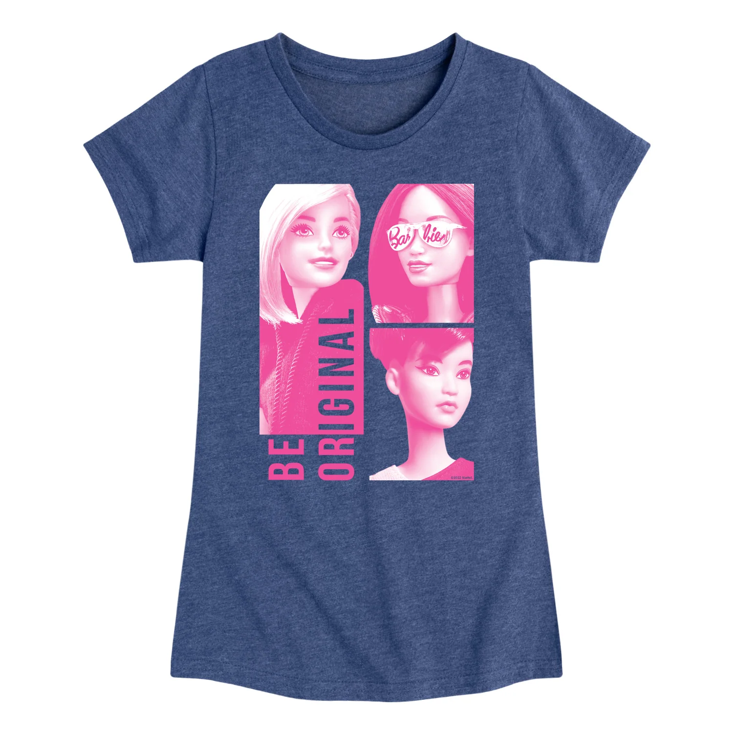 Barbie - Be Original Squares - Toddler And Youth Girls Short Sleeve Graphic T-Shirt - Image 3
