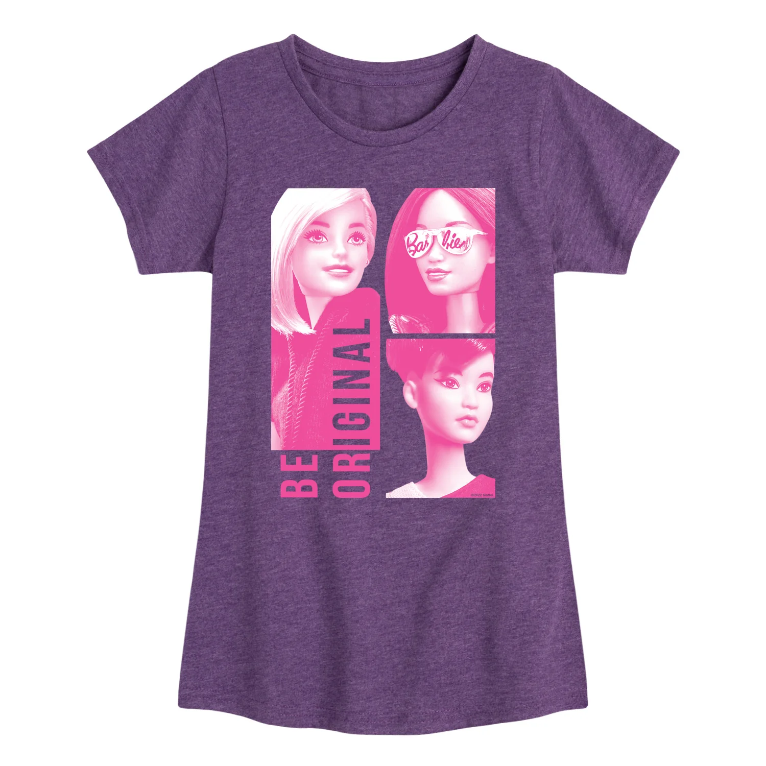 Barbie - Be Original Squares - Toddler And Youth Girls Short Sleeve Graphic T-Shirt - Image 4
