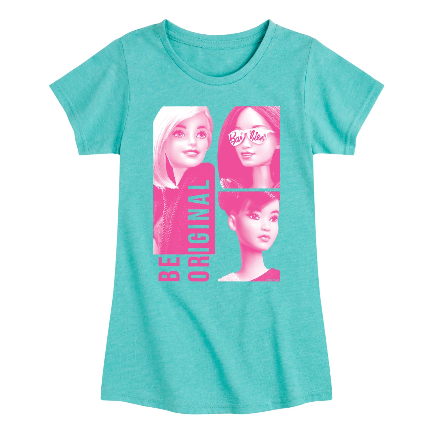 Barbie - Be Original Squares - Toddler And Youth Girls Short Sleeve Graphic T-Shirt - Image 5