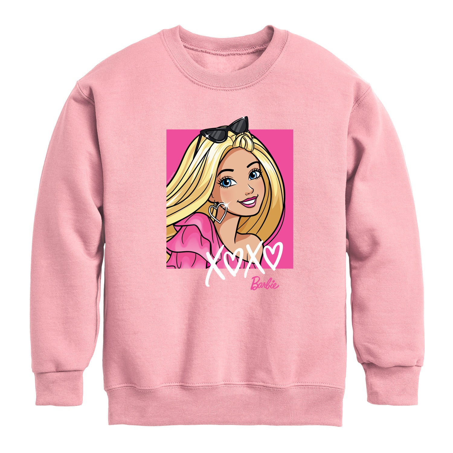 Barbie - Xoxo Barbie - Toddler And Youth Crewneck Fleece Sweatshirt - Image 3