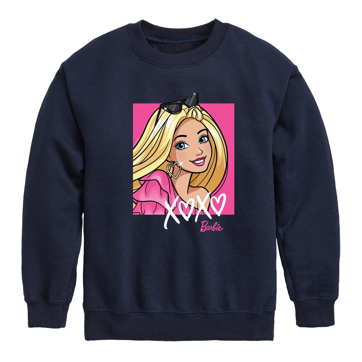Barbie - Xoxo Barbie - Toddler And Youth Crewneck Fleece Sweatshirt - Image 4