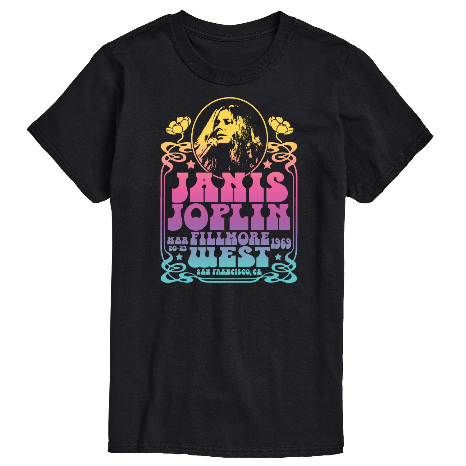 Janis Joplin - Fillmore West - Men's Short Sleeve Graphic T-Shirt