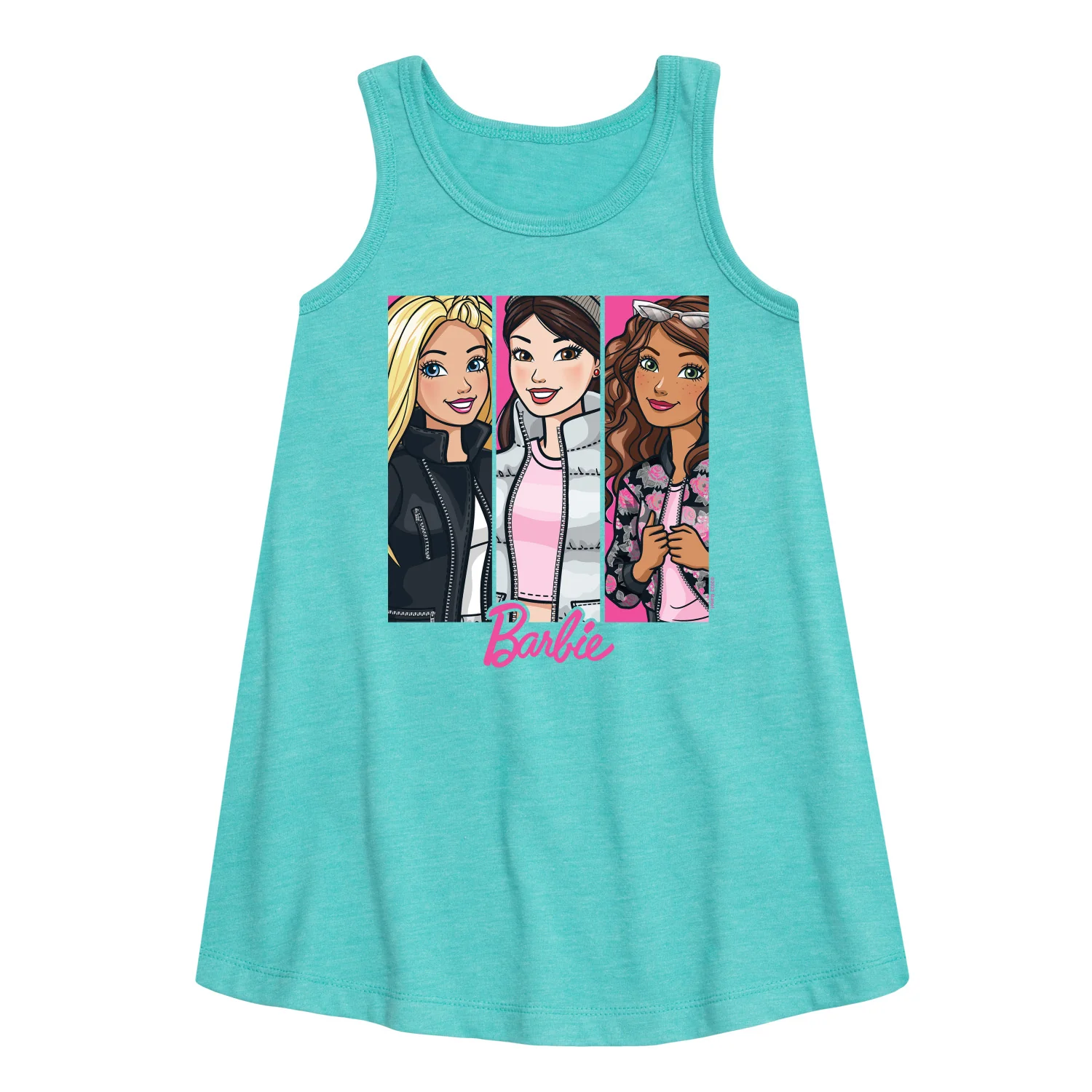 Barbie - Friends Going Out - Toddler and Youth Girls A-line Dress - Image 3