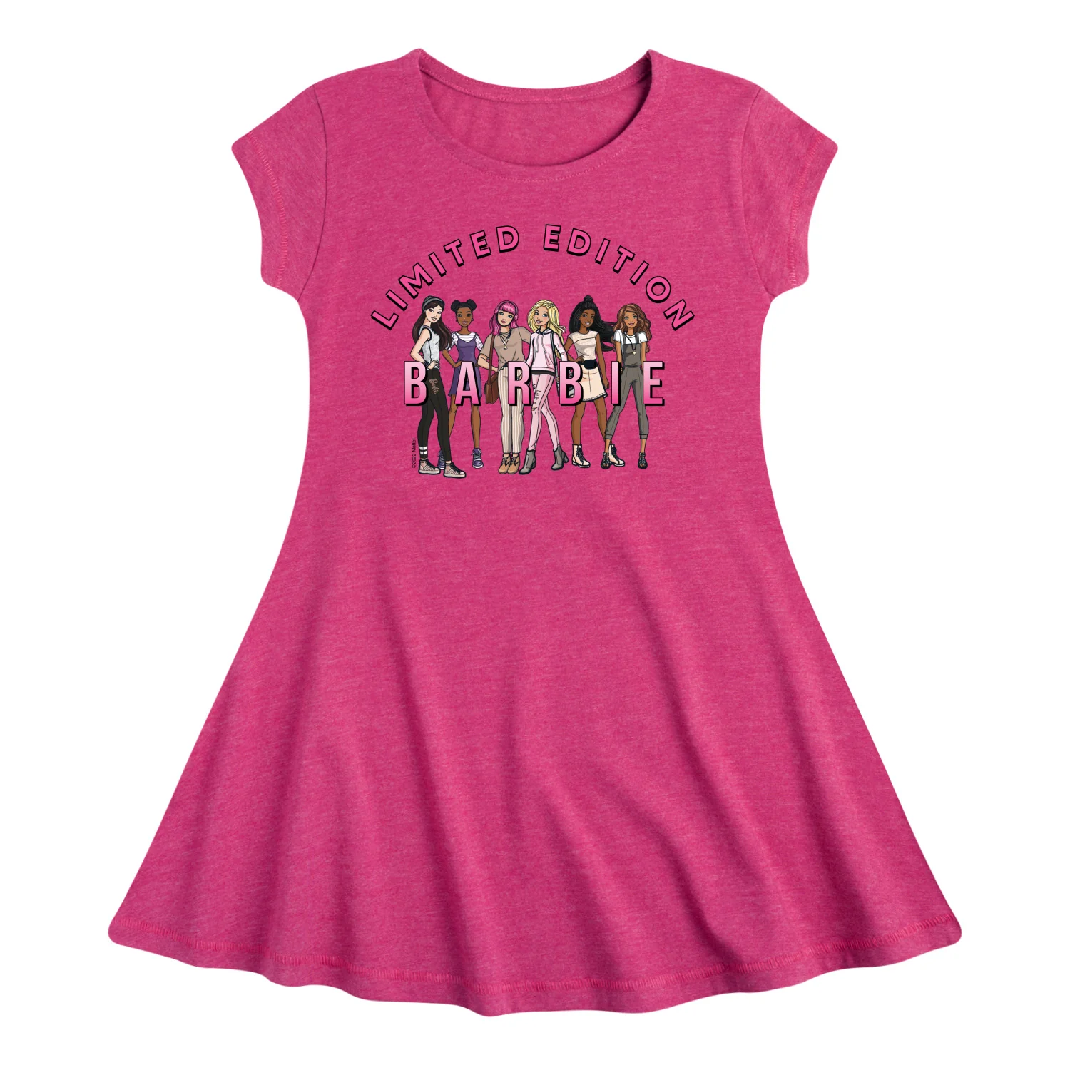 Barbie - Limited Edition - Barbie and Friends - Toddler And Youth Girls Fit And Flare Dress - Image 2