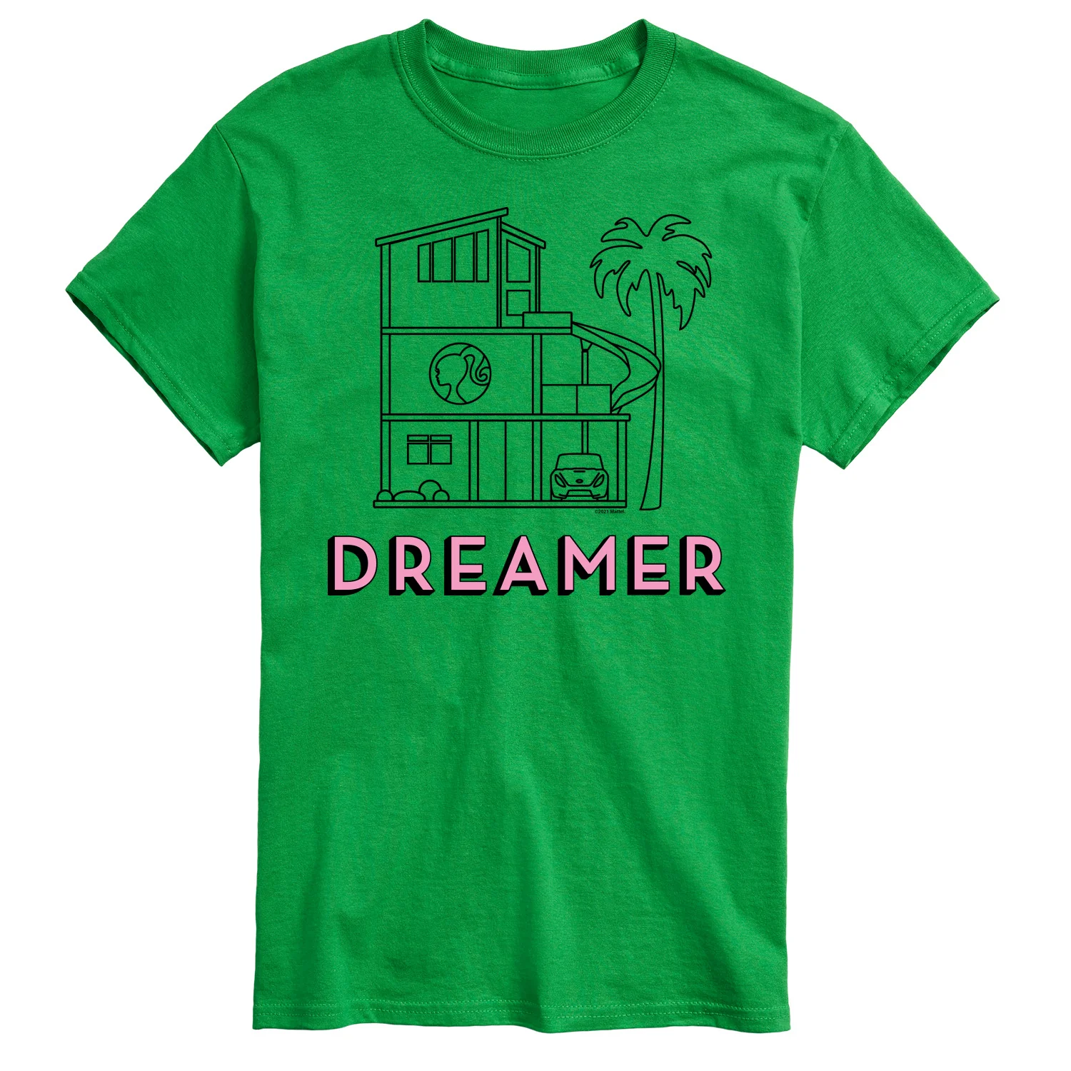 Barbie - Dreamer - Original Dreamhouse Layout - Men's Short Sleeve Graphic T-Shirt - Image 2