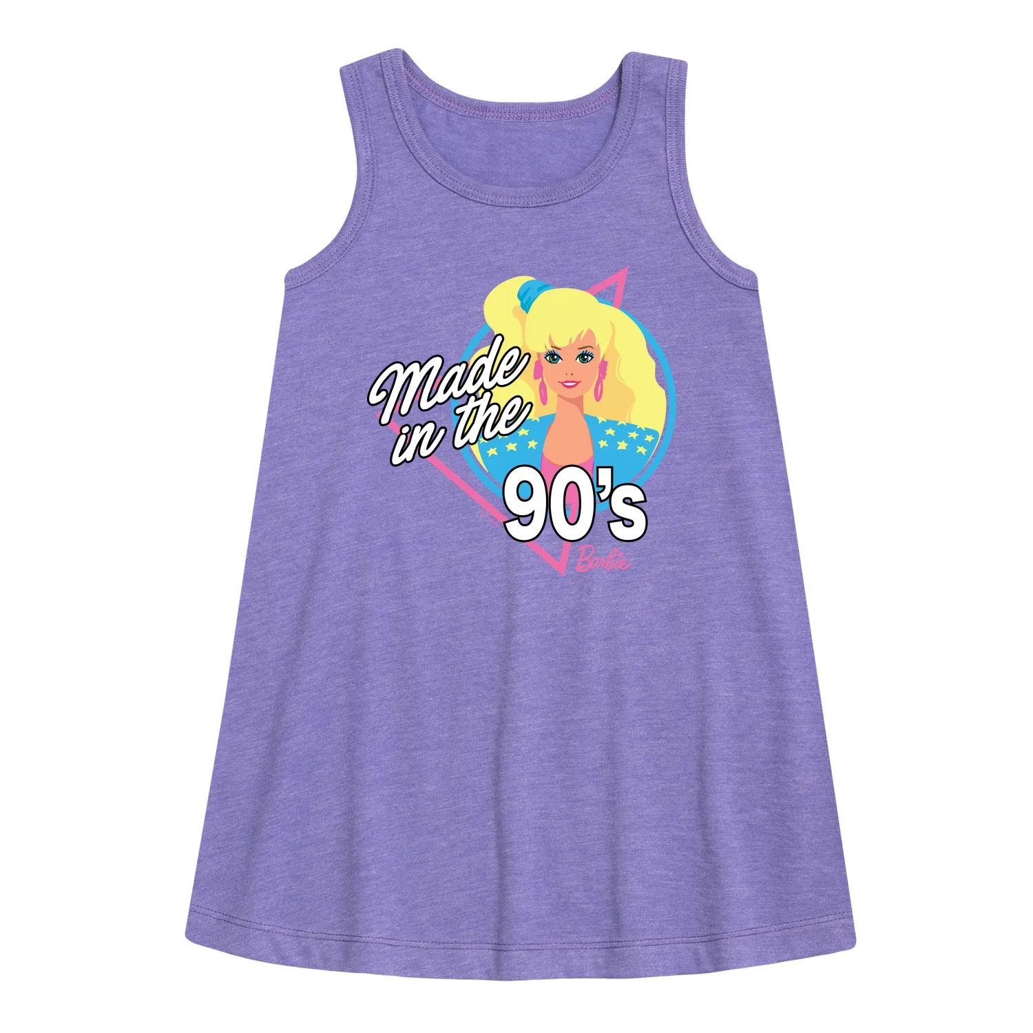 Barbie - Made in the 90's - Classic Barbie - Toddler and Youth Girls A-line Dress - Image 2