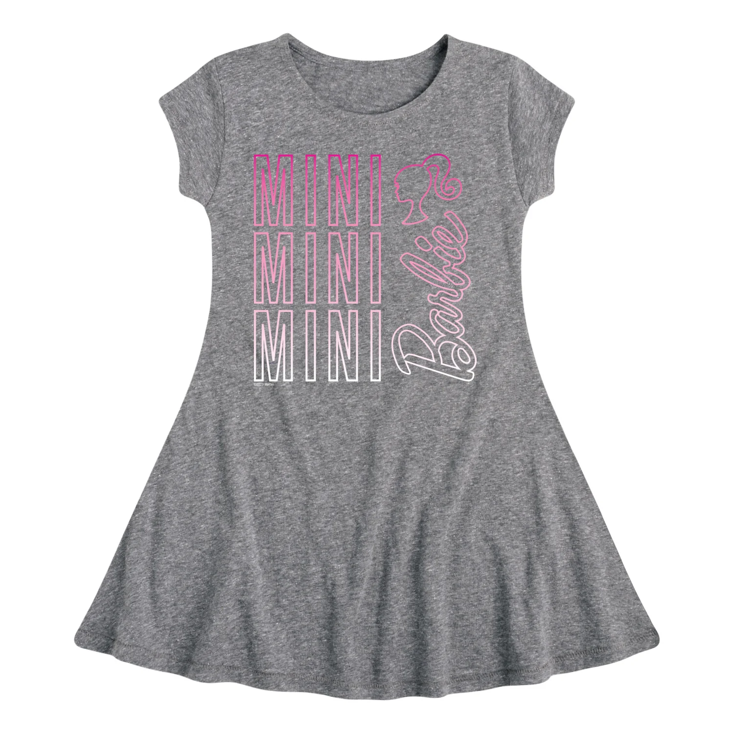 Barbie - Mini Mini Mini - Toddler And Youth Girls Fit And Flare Dress