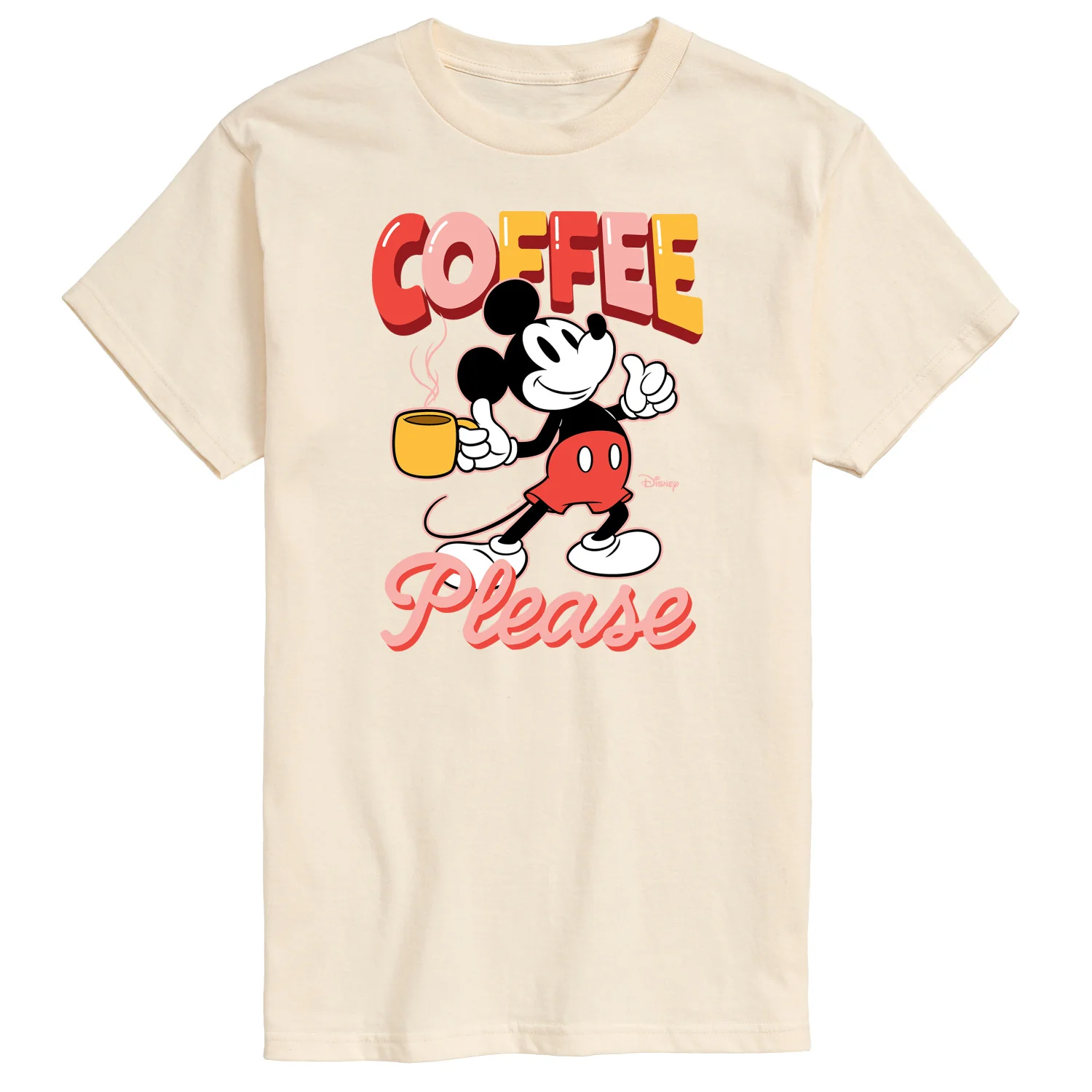 Disney - Coffee Please - Men's Short Sleeve Graphic T-Shirt - Image 3
