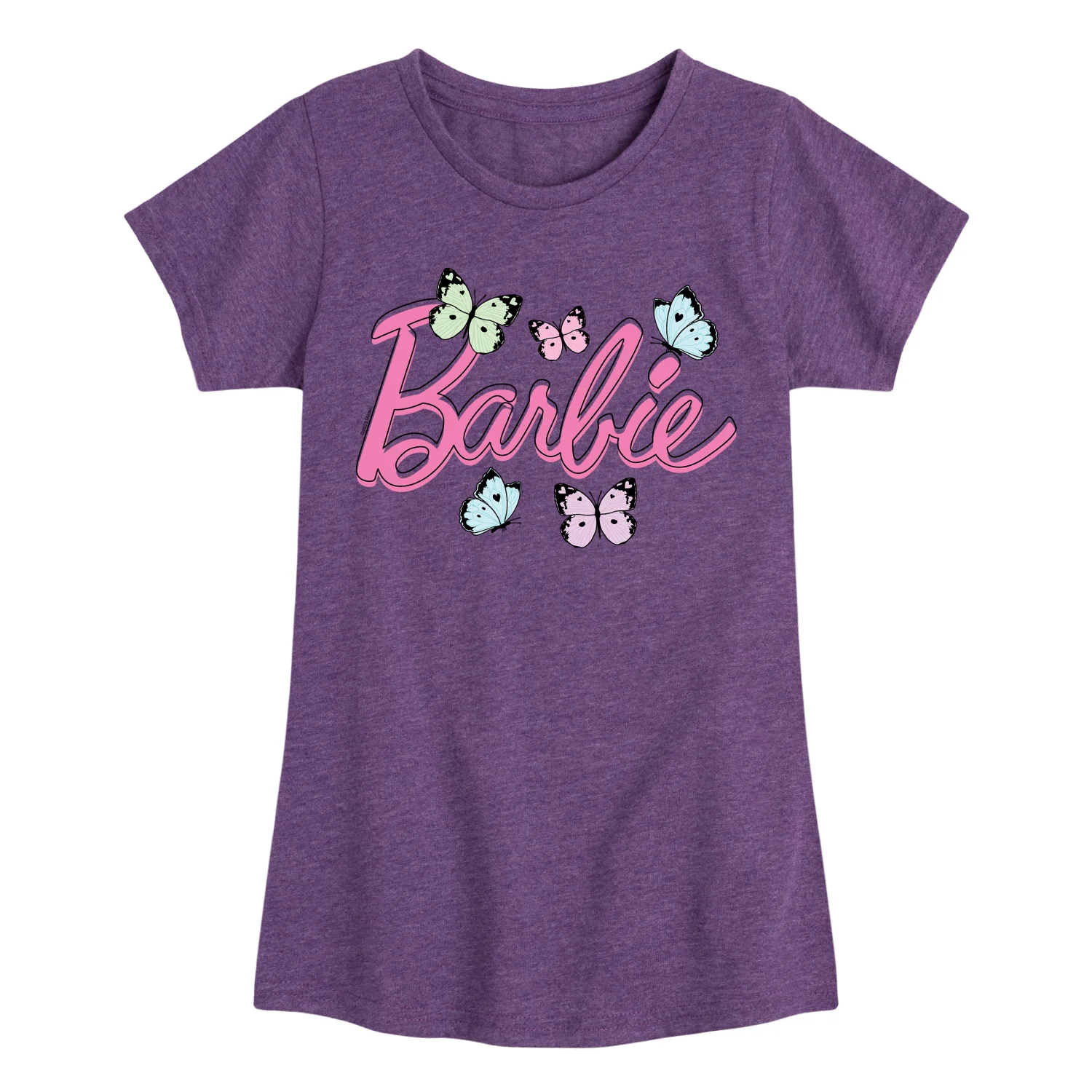 Barbie - Butterflies Flutter - Toddler And Youth Girls Raglan Graphic T-Shirt - Image 3