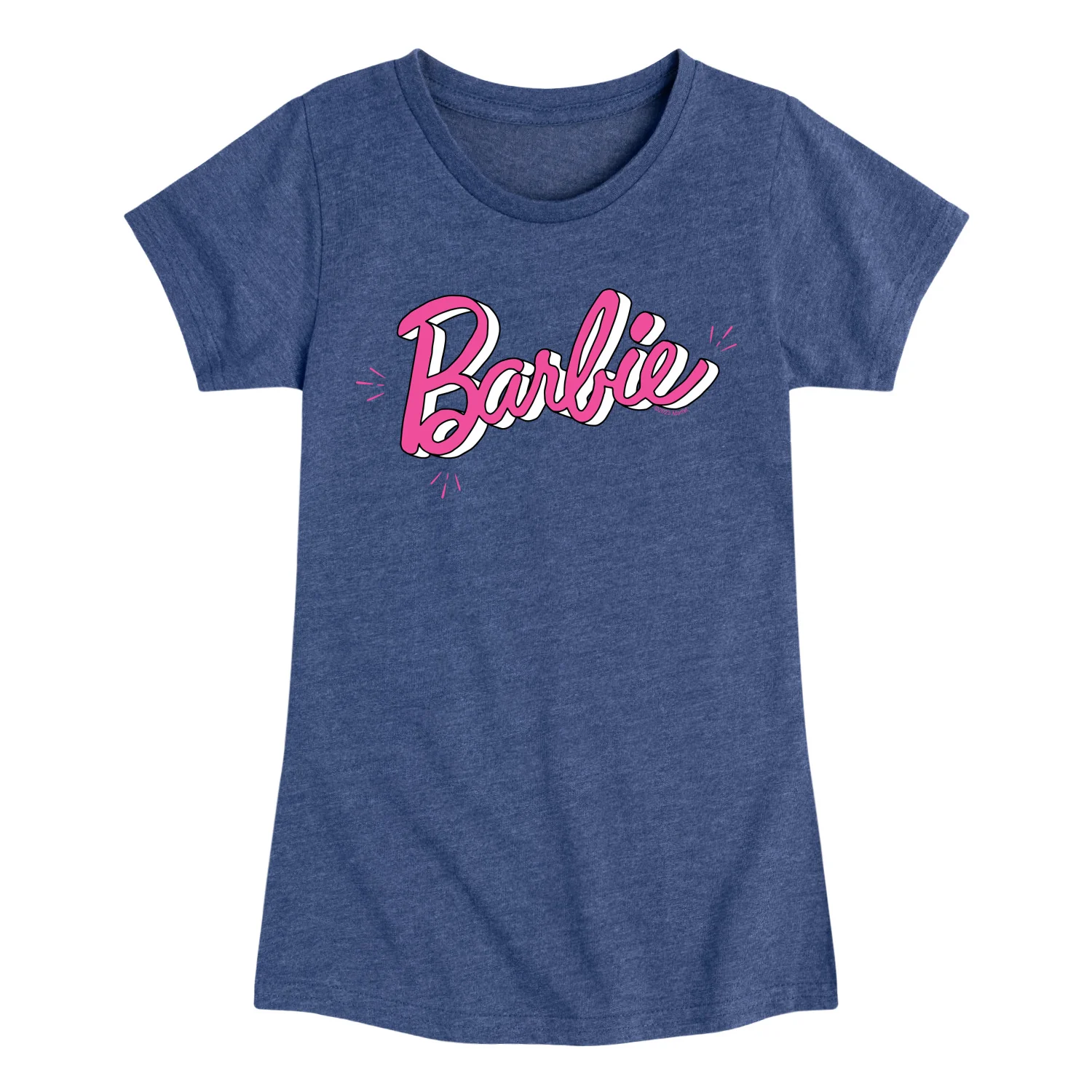 Barbie - Sketch Original - Toddler And Youth Girls Raglan Graphic T-Shirt - Image 2