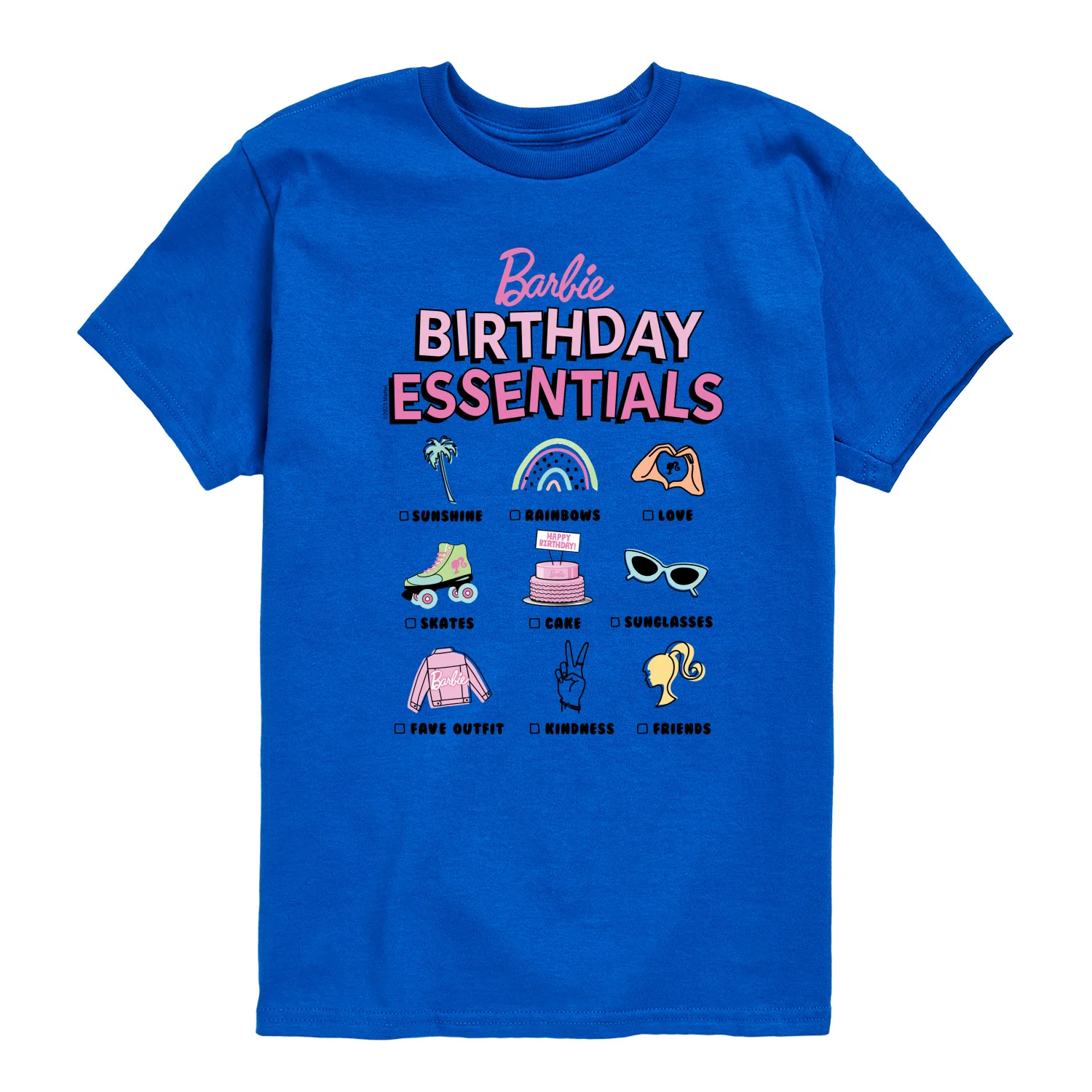 Barbie - Birthday Essentials - Toddler And Youth Short Sleeve Tee - Image 3