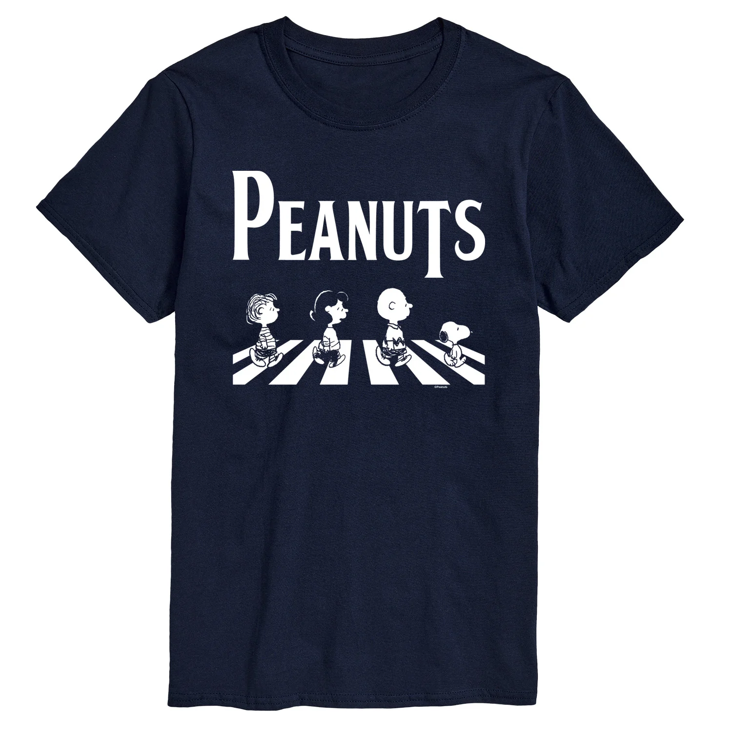 Peanuts - Crosswalk- Men's Short Sleeve Graphic T-Shirt - Image 3