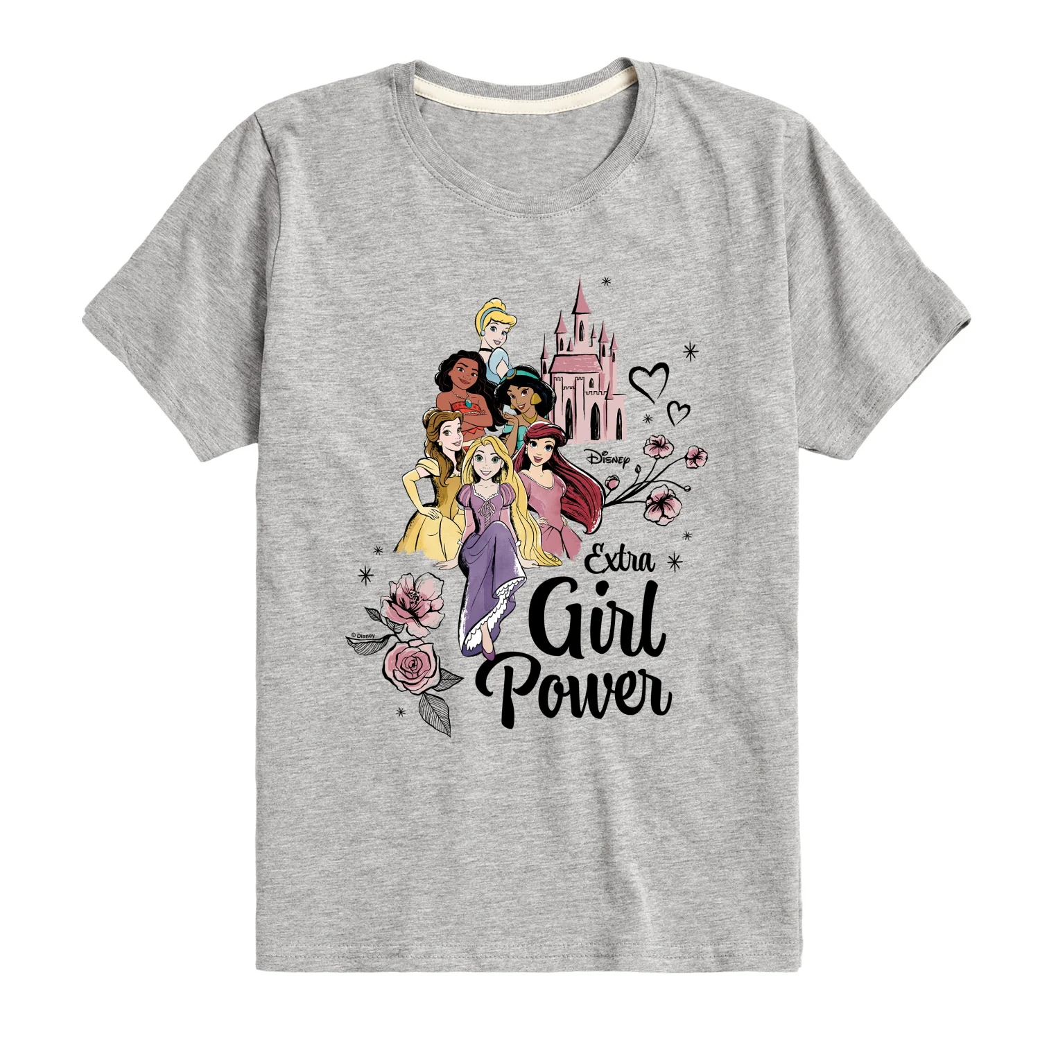 Disney - Extra Girl Power - Toddler & Youth Short Sleeve Graphic T-Shirt - Image 2