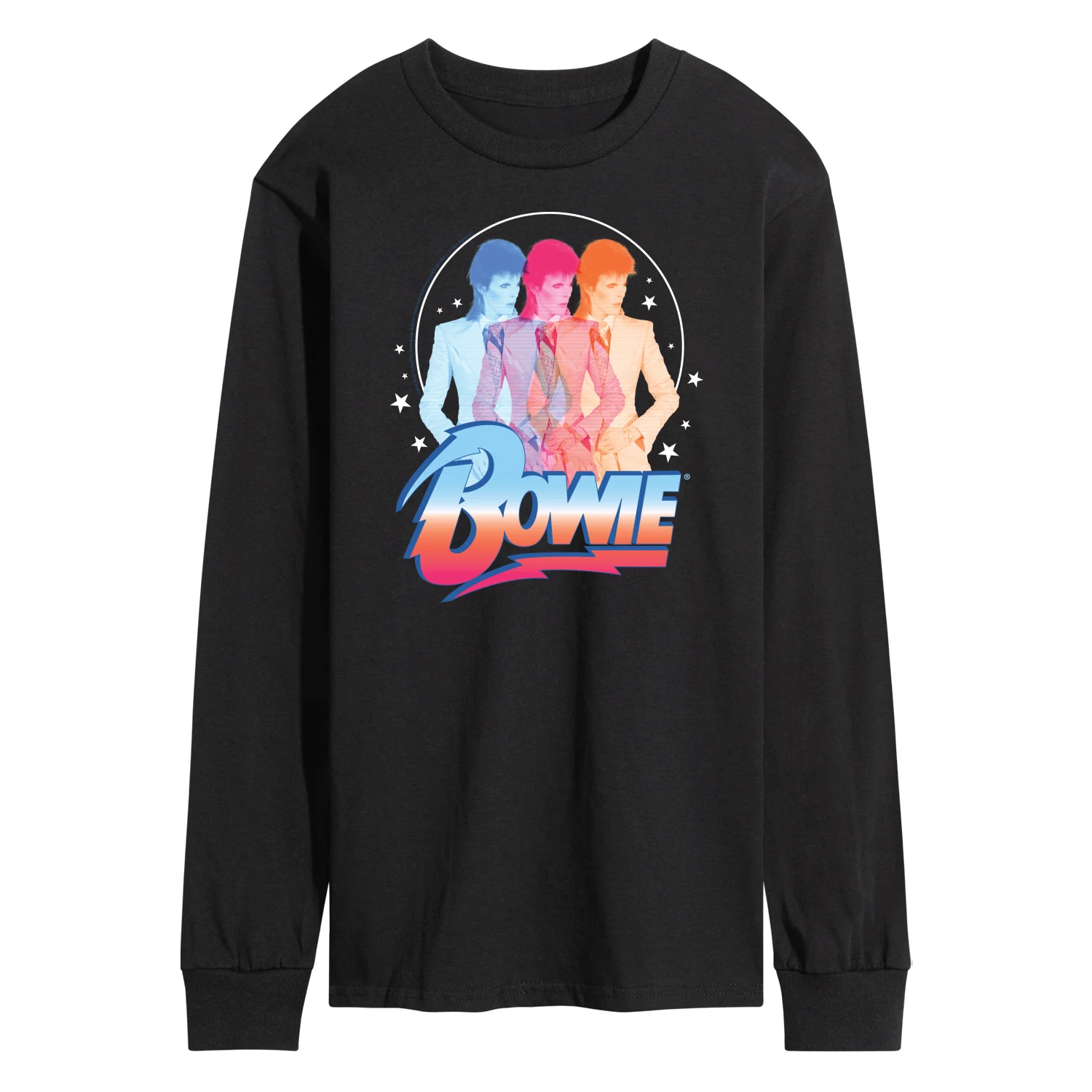 David Bowie - Bowie 3D - Men's Long Sleeve T-Shirt