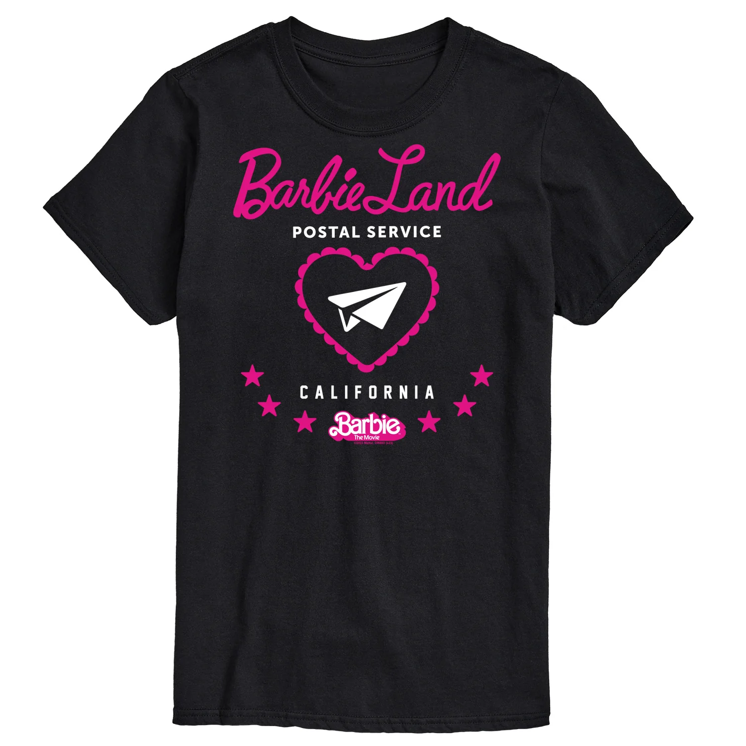 Barbie the Movie - Barbie Land Postal Service - Men's Short Sleeve Graphic T-Shirt - Image 2