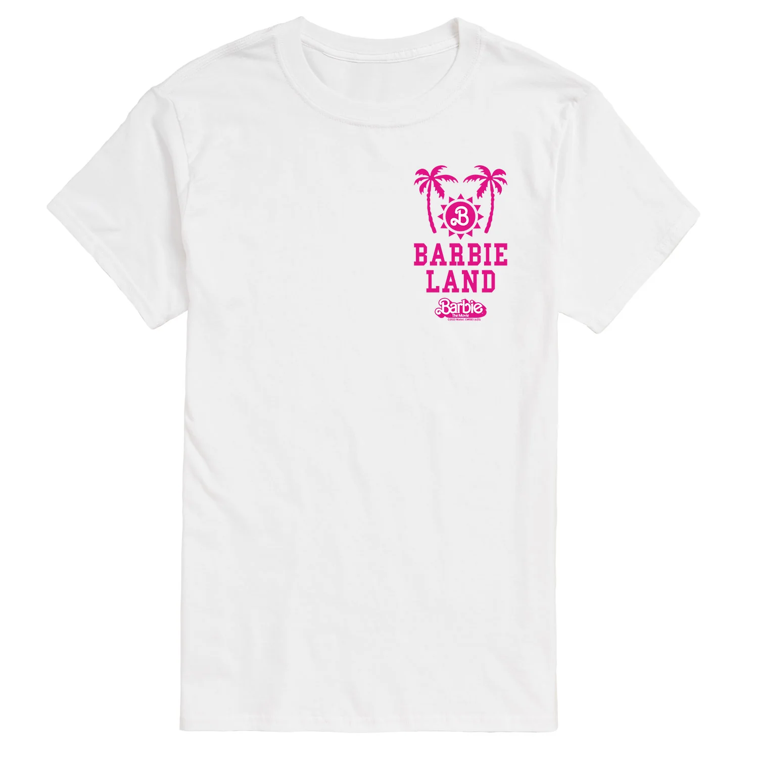 Barbie - Barbie Land Palm Trees & Sun - Men's Short Sleeve Graphic T-Shirt