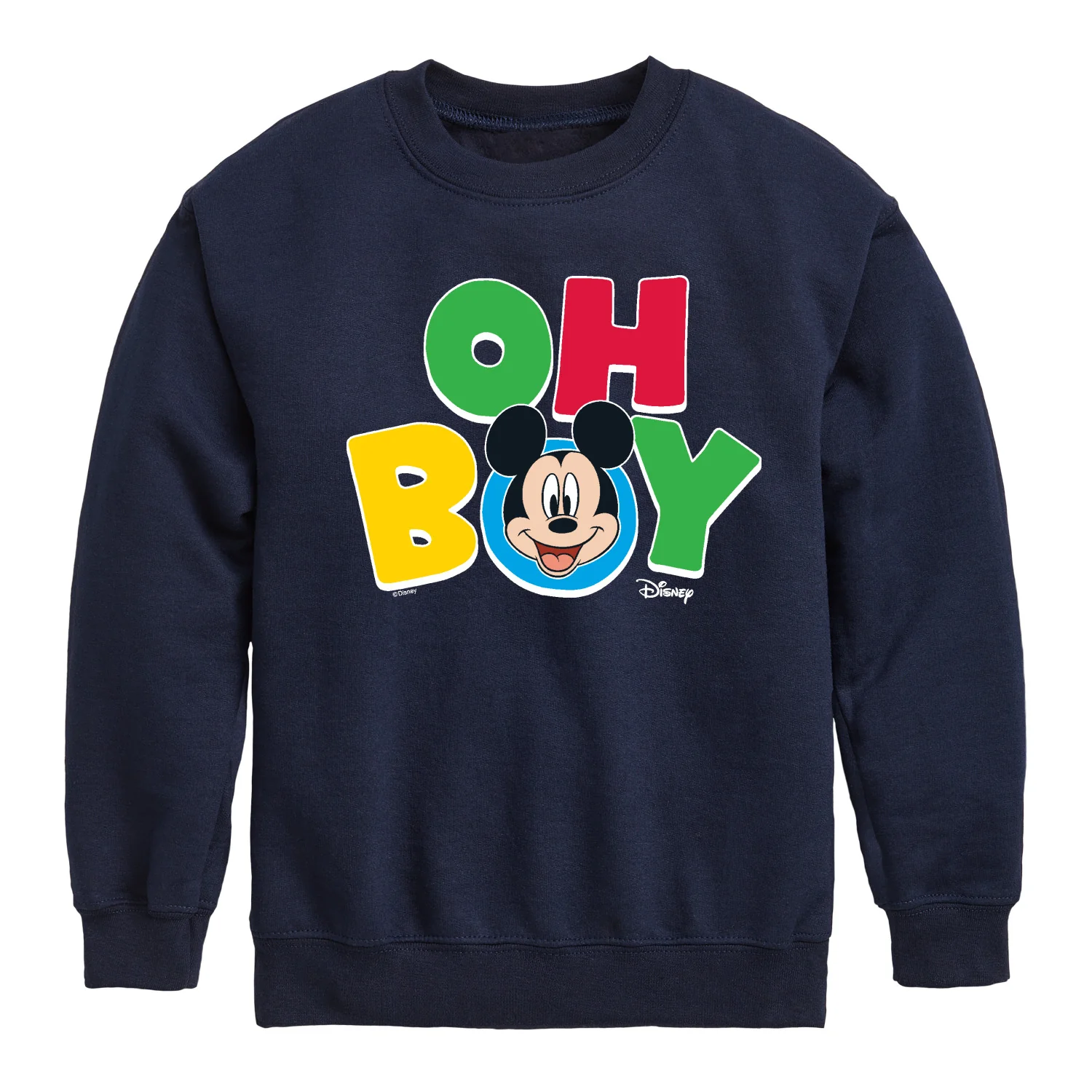 Disney Jr - Oh Boy - Toddler & Youth Crewneck Fleece Sweatshirt