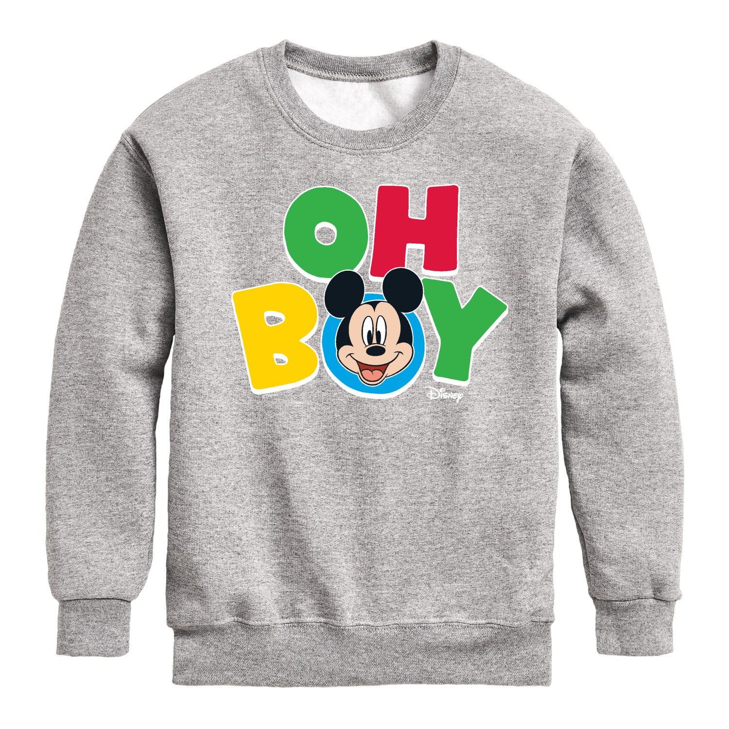 Disney Jr - Oh Boy - Toddler & Youth Crewneck Fleece Sweatshirt - Image 2
