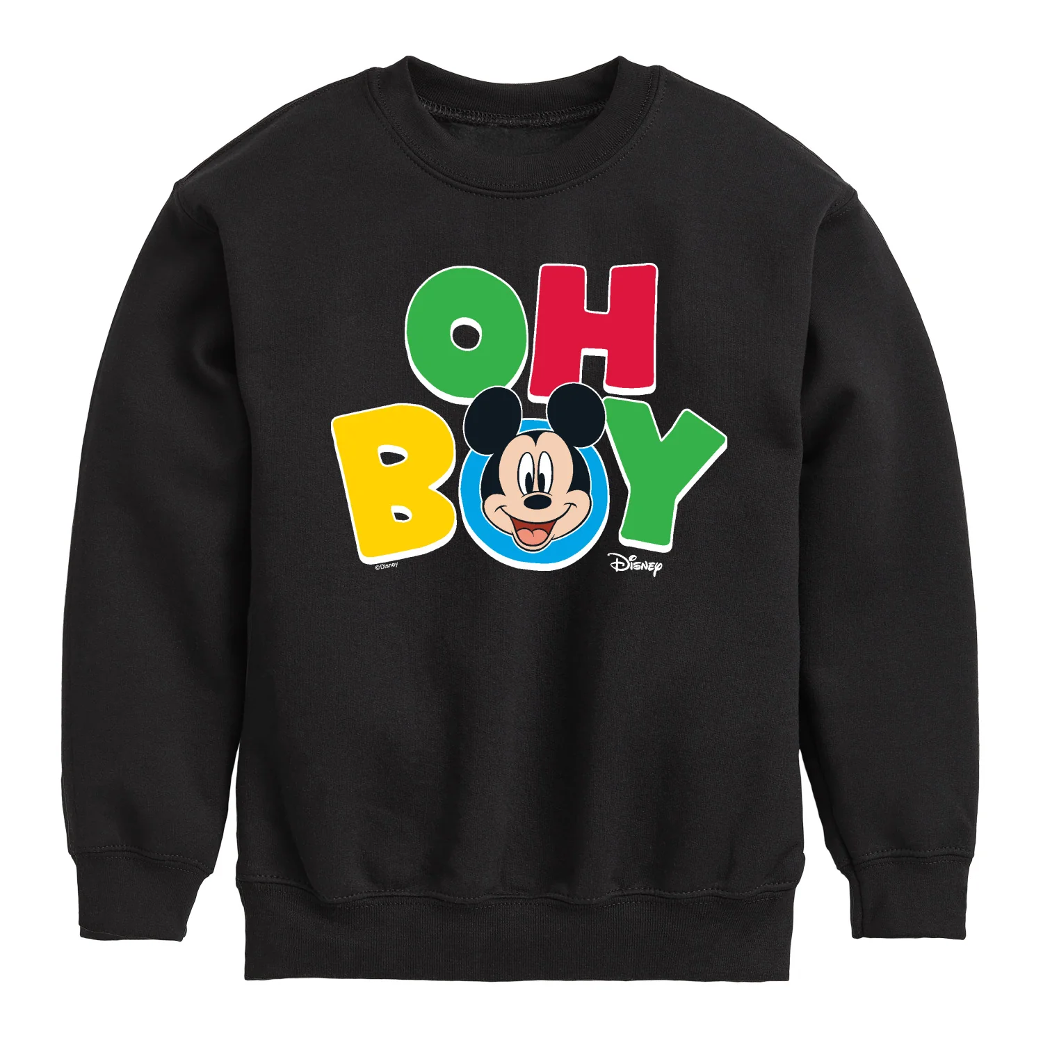 Disney Jr - Oh Boy - Toddler & Youth Crewneck Fleece Sweatshirt - Image 3