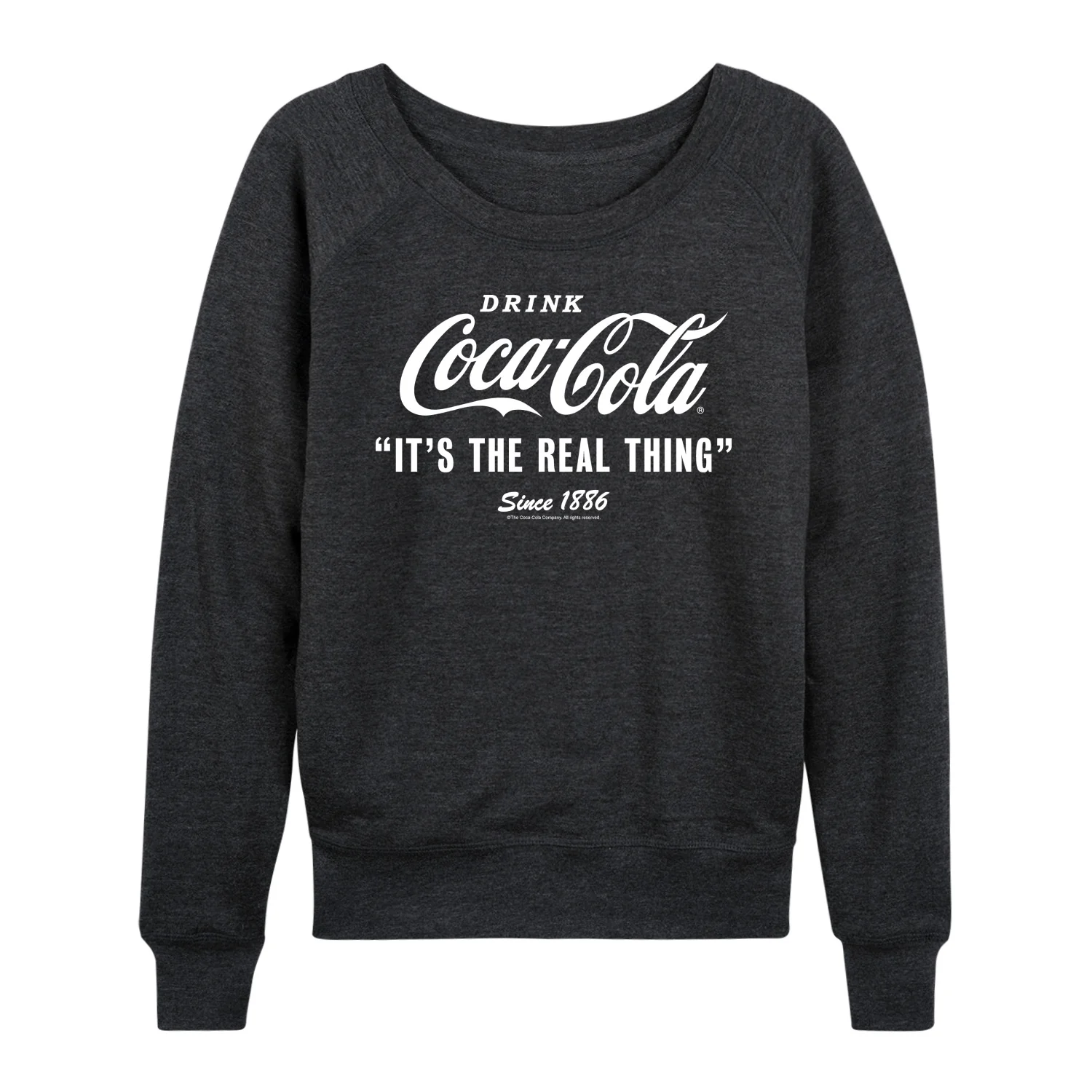 Coca-Cola - It's the Real Thing - Women's French Terry Long Sleeve Pullover