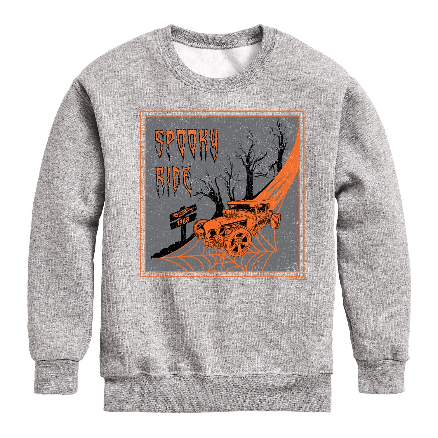 Hot Wheels - Halloween - Spooky Ride - Toddler & Youth Crewneck Fleece Sweatshirt