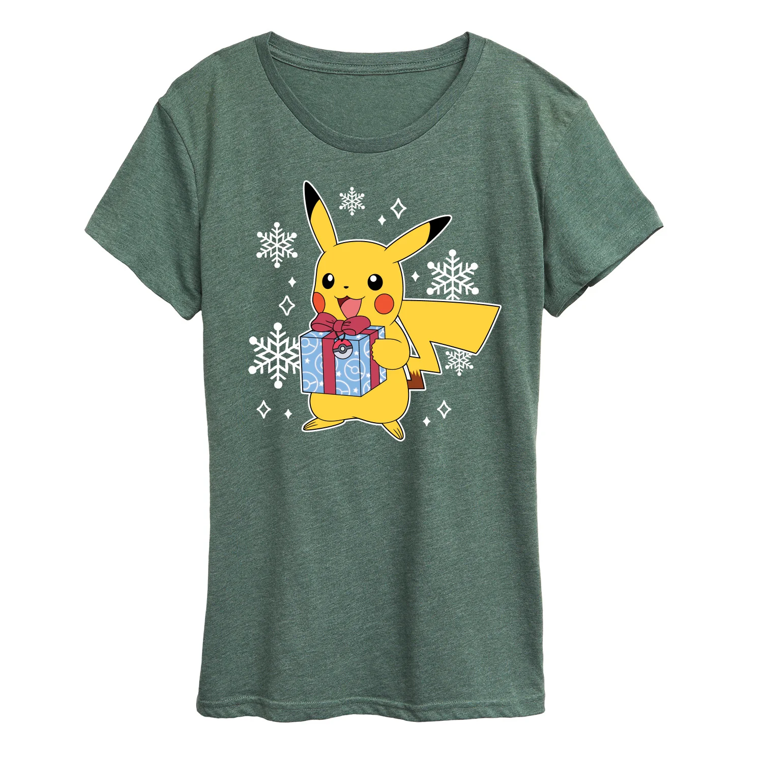 Pokémon - Pika Presents - Women's Short Sleeve Graphic T-Shirt - Image 6