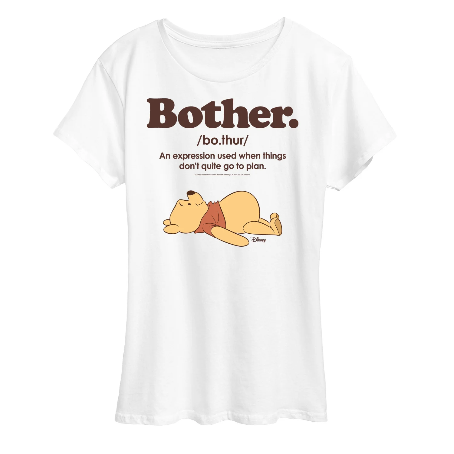 Winnie the Pooh - Bother Definition - Women's Short Sleeve Graphic T-Shirt - Image 3