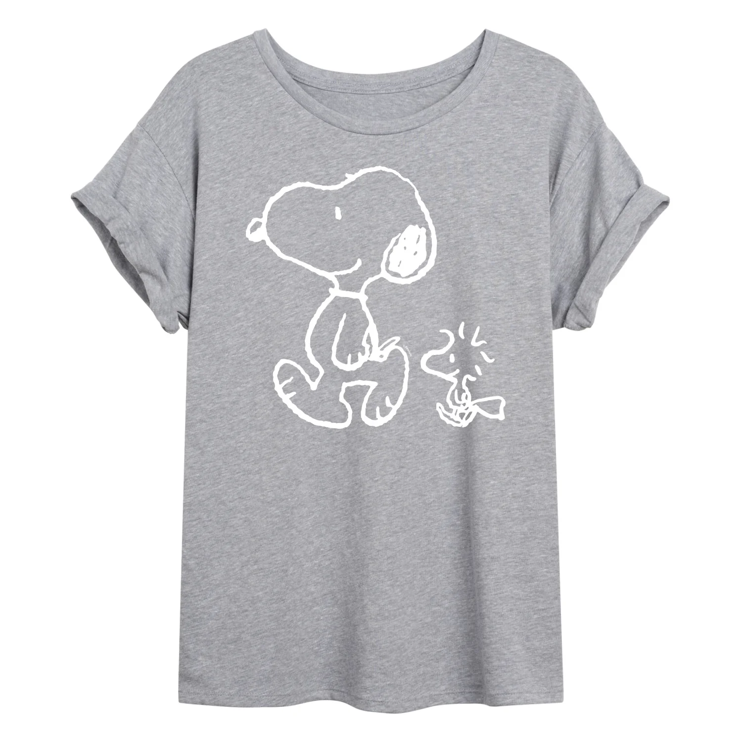 Peanuts - Snoopy Woodstock Walk - Women's Oversized T-Shirt