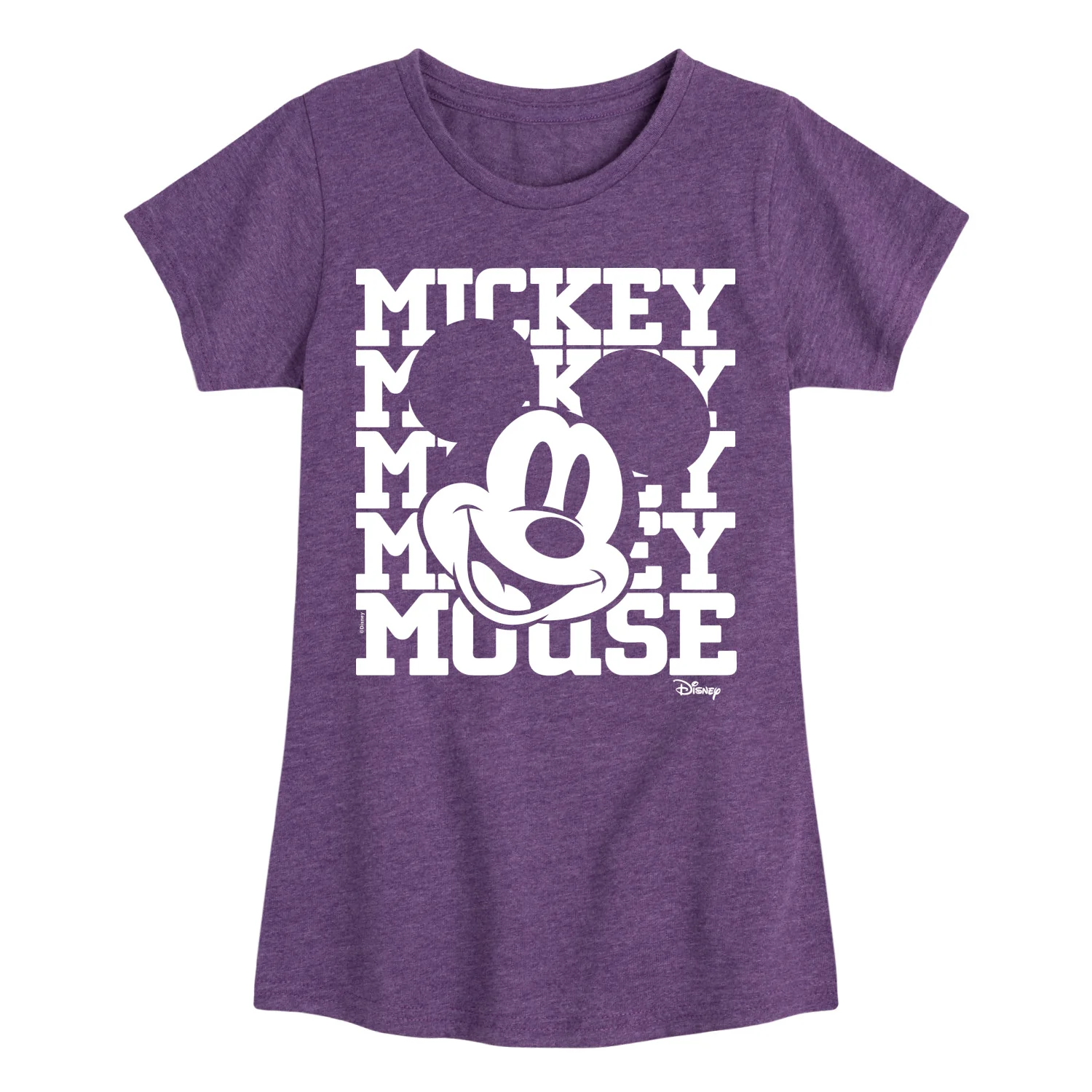 Disney - Mickey, Mickey, Mickey Mouse - Toddler & Youth Girls Short Sleeve Graphic T-Shirt - Image 4