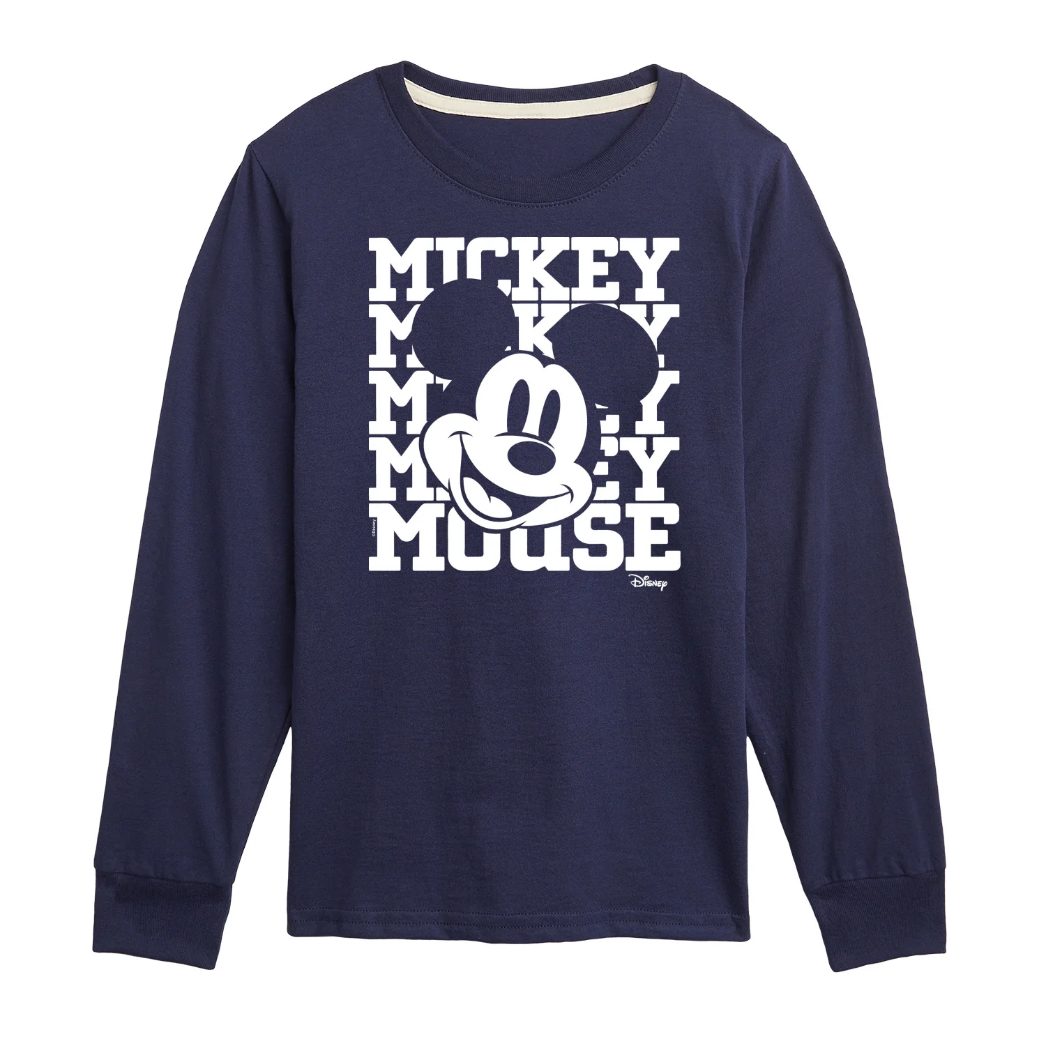 Disney - Mickey, Mickey, Mickey Mouse - Youth Long Sleeve Graphic T-Shirt - Image 3