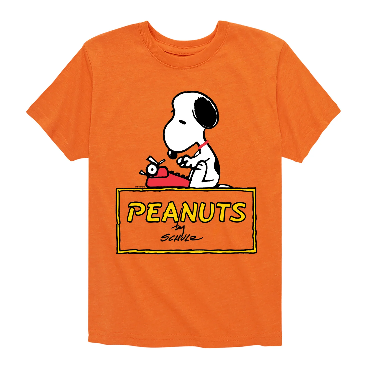 Peanuts - Snoopy Typing - Toddler & Youth Short Sleeve Graphic T-Shirt - Image 2