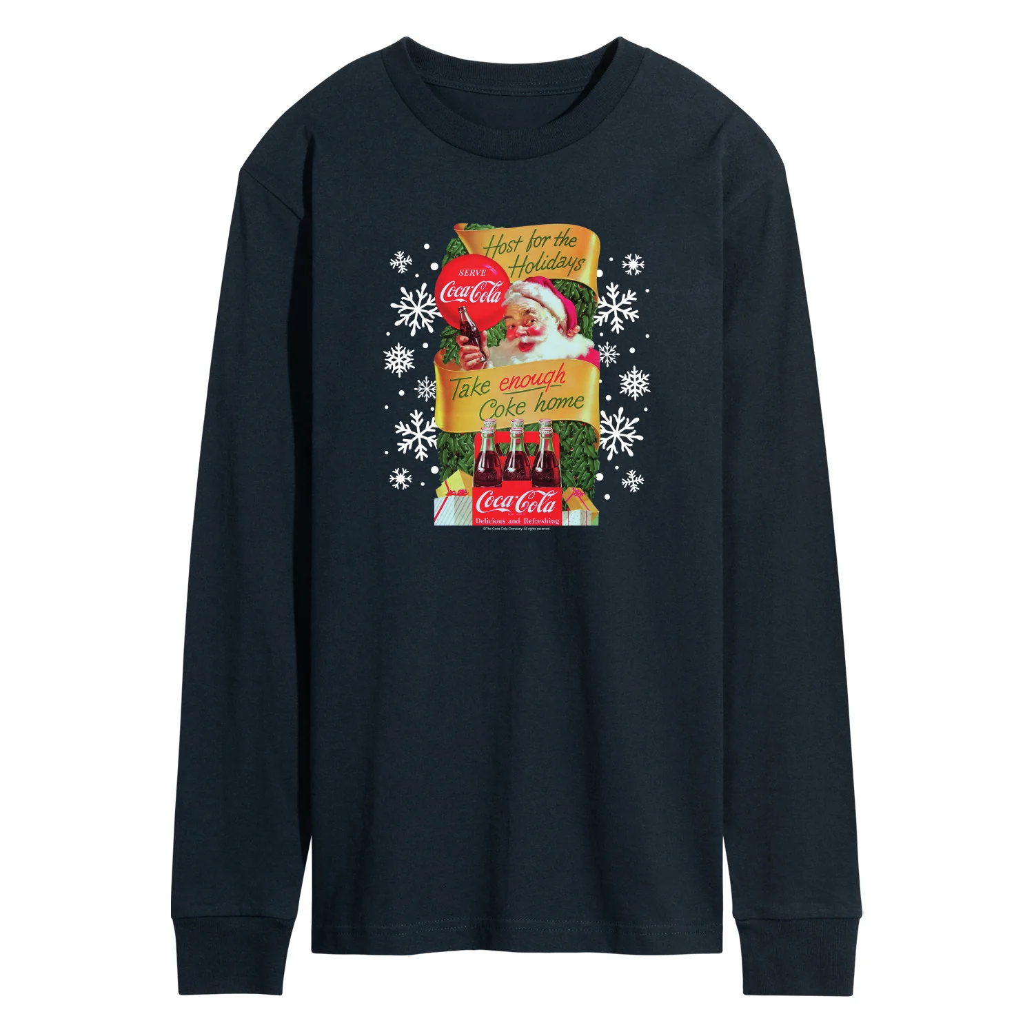 Coca-Cola - Host the Holidays - Men's Long Sleeve Graphic T-shirt - Image 3