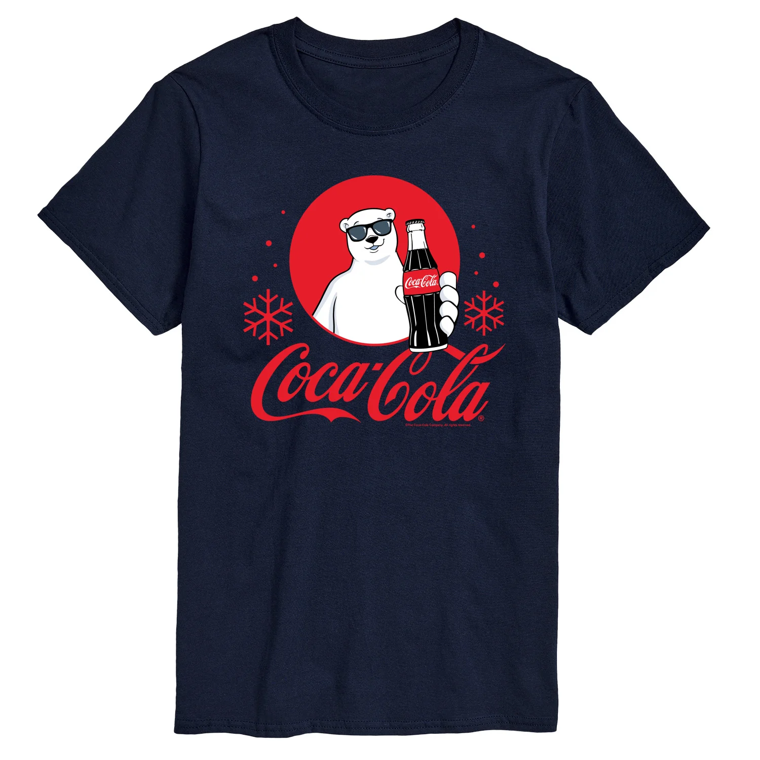 Coca-Cola - Polar Bear Circle - Men's Short Sleeve Graphic T-shirt - Image 2