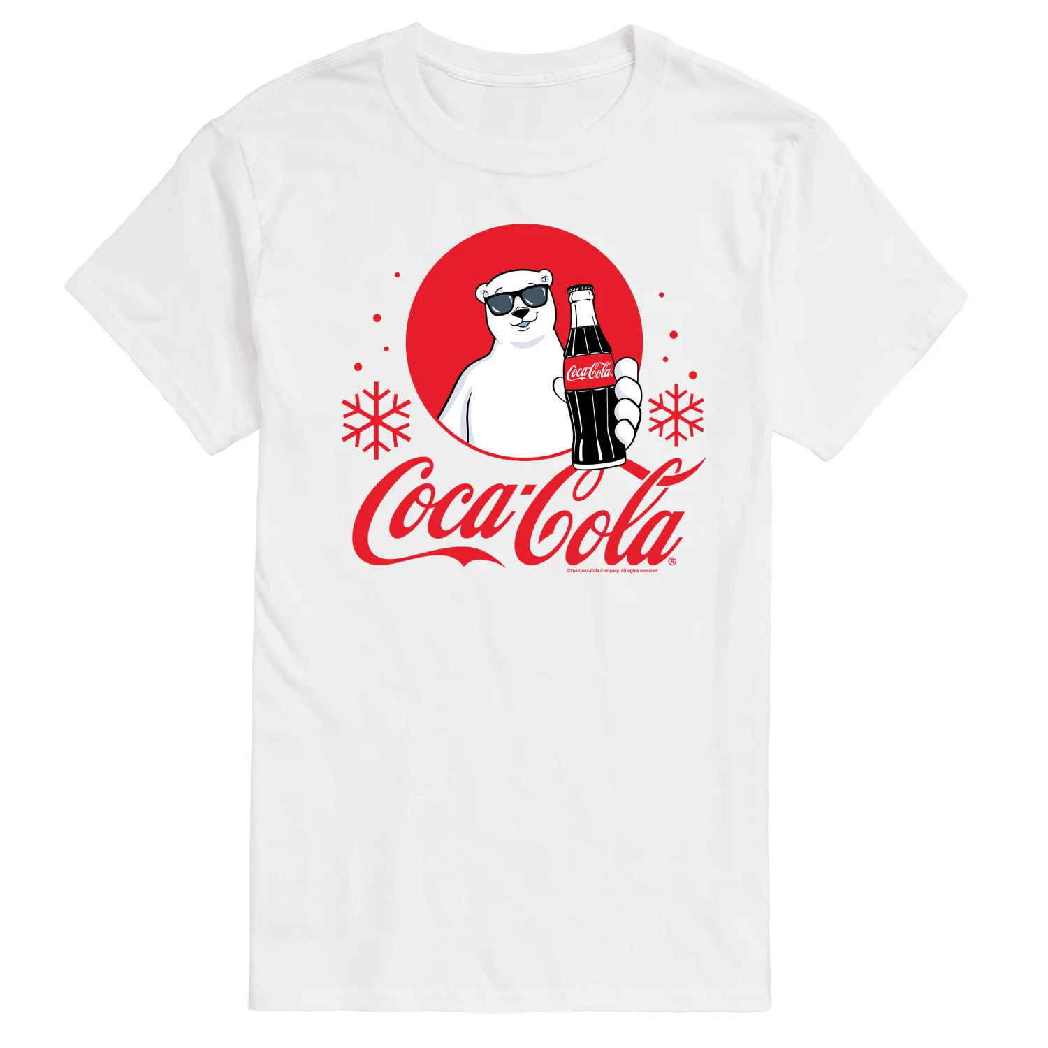 Coca-Cola - Polar Bear Circle - Men's Short Sleeve Graphic T-shirt - Image 3