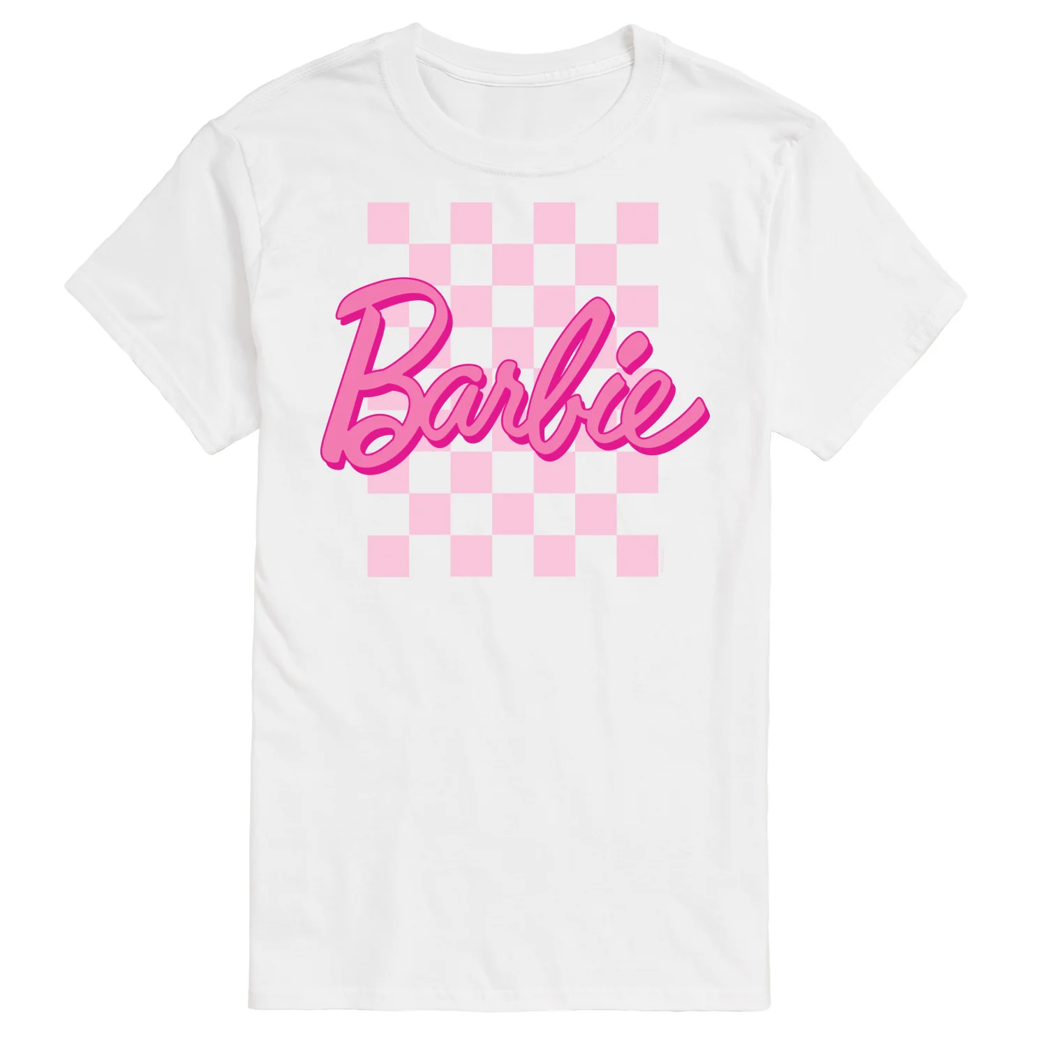 Barbie - Checkered Logo - Men's Short Sleeve Graphic T-Shirt