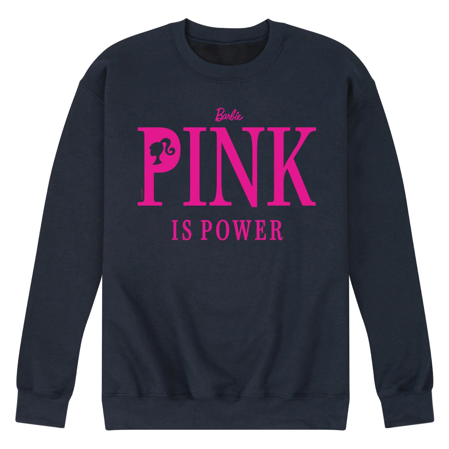 Barbie - Pink is Power - Men's Crew Neck Fleece Pullover - Image 2