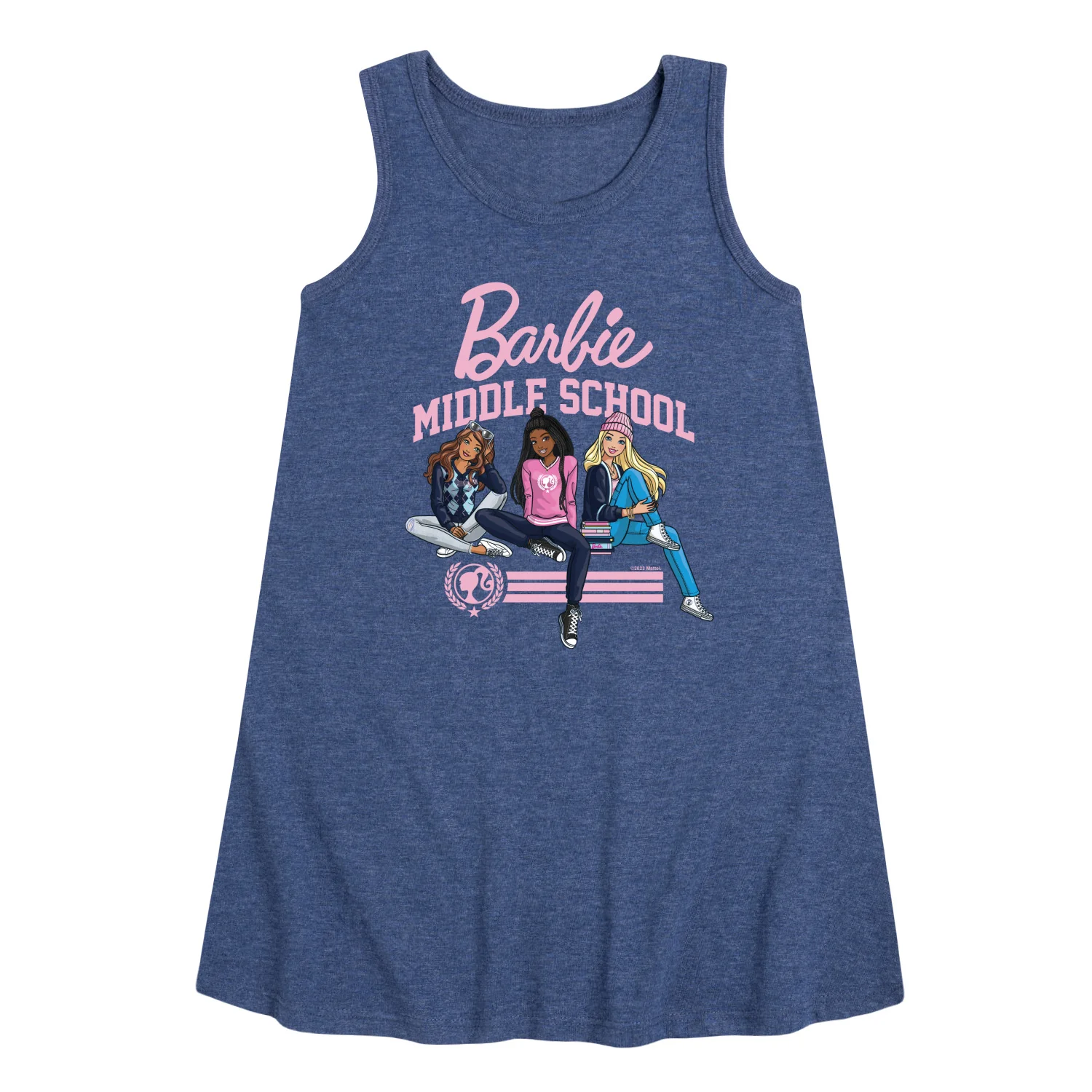 Barbie - Middle School Dolls - Toddler & Youth Girls A-line Dress