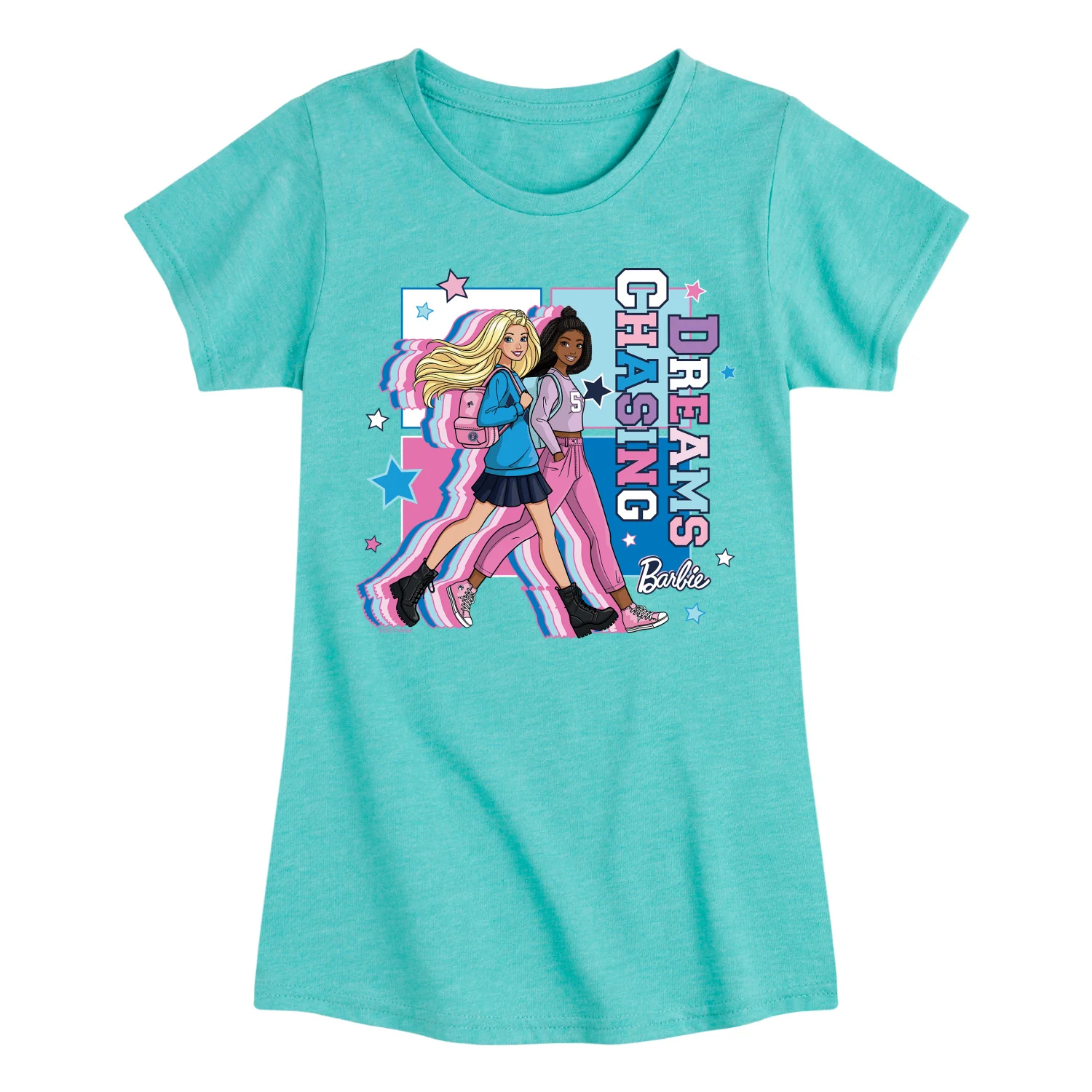 Barbie - Chasing Dreams - Toddler & Youth Girls Short Sleeve Graphic T-Shirt