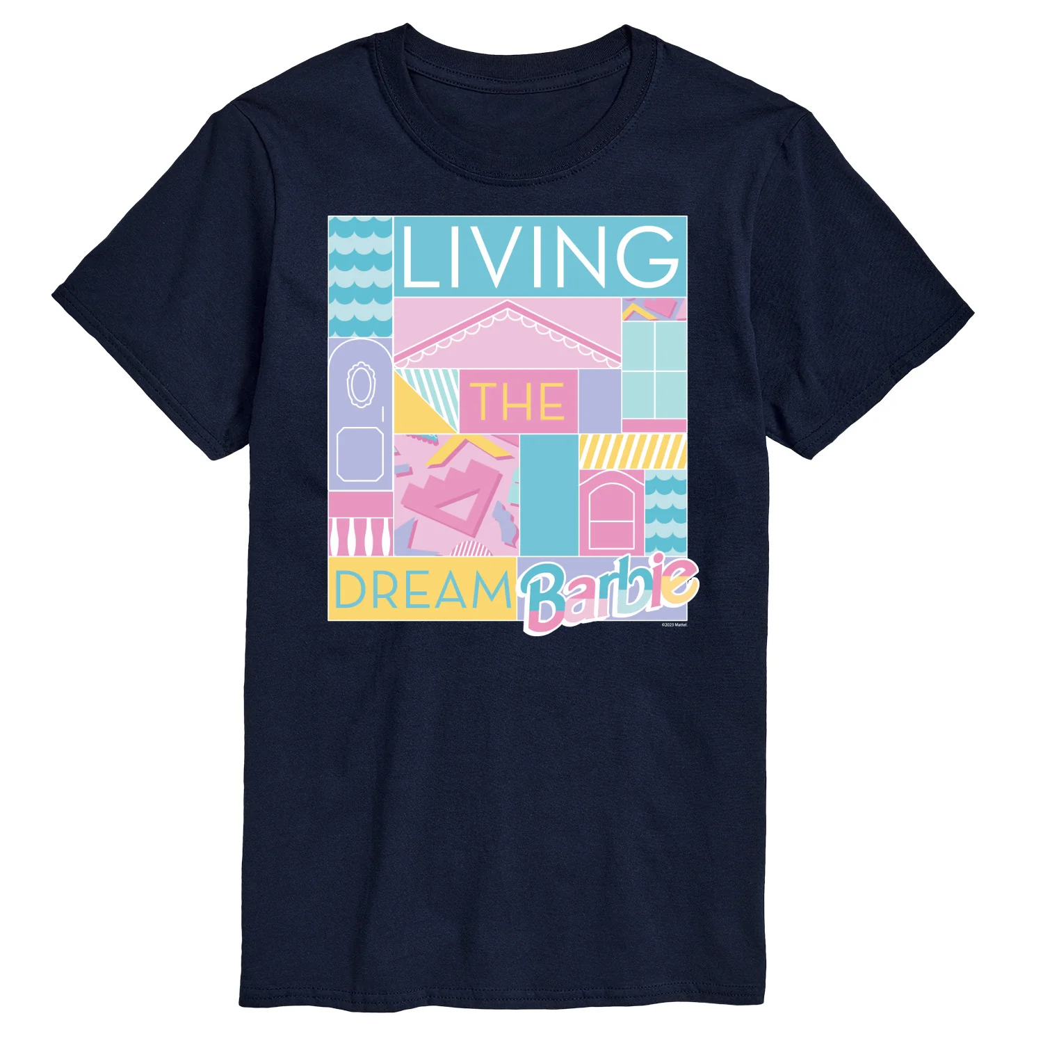 Barbie - Loving & Living the Dream - Men's Short Sleeve Graphic T-Shirt - Image 3