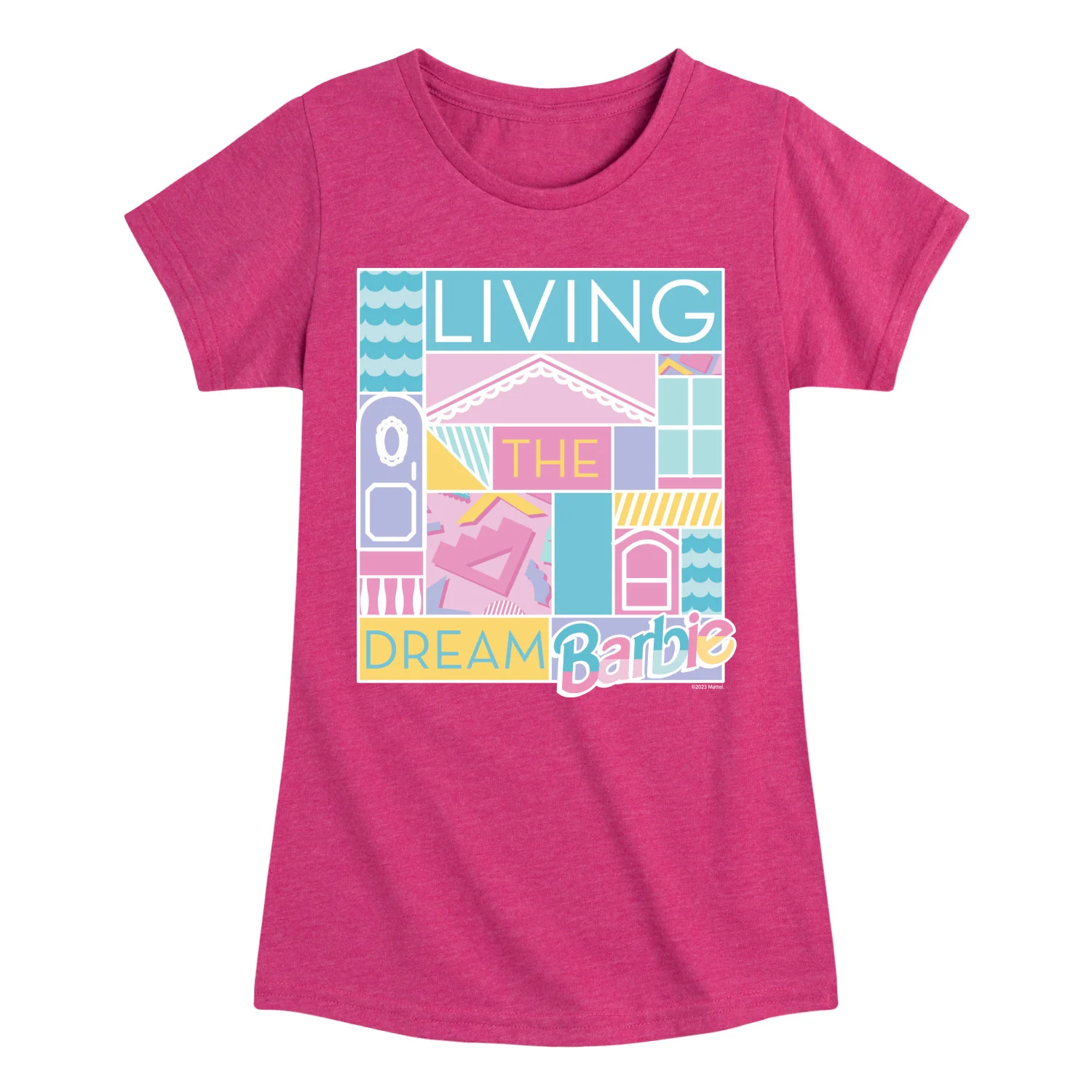 Barbie - Living The Dream - Toddler & Youth Girls Short Sleeve Graphic T-Shirt