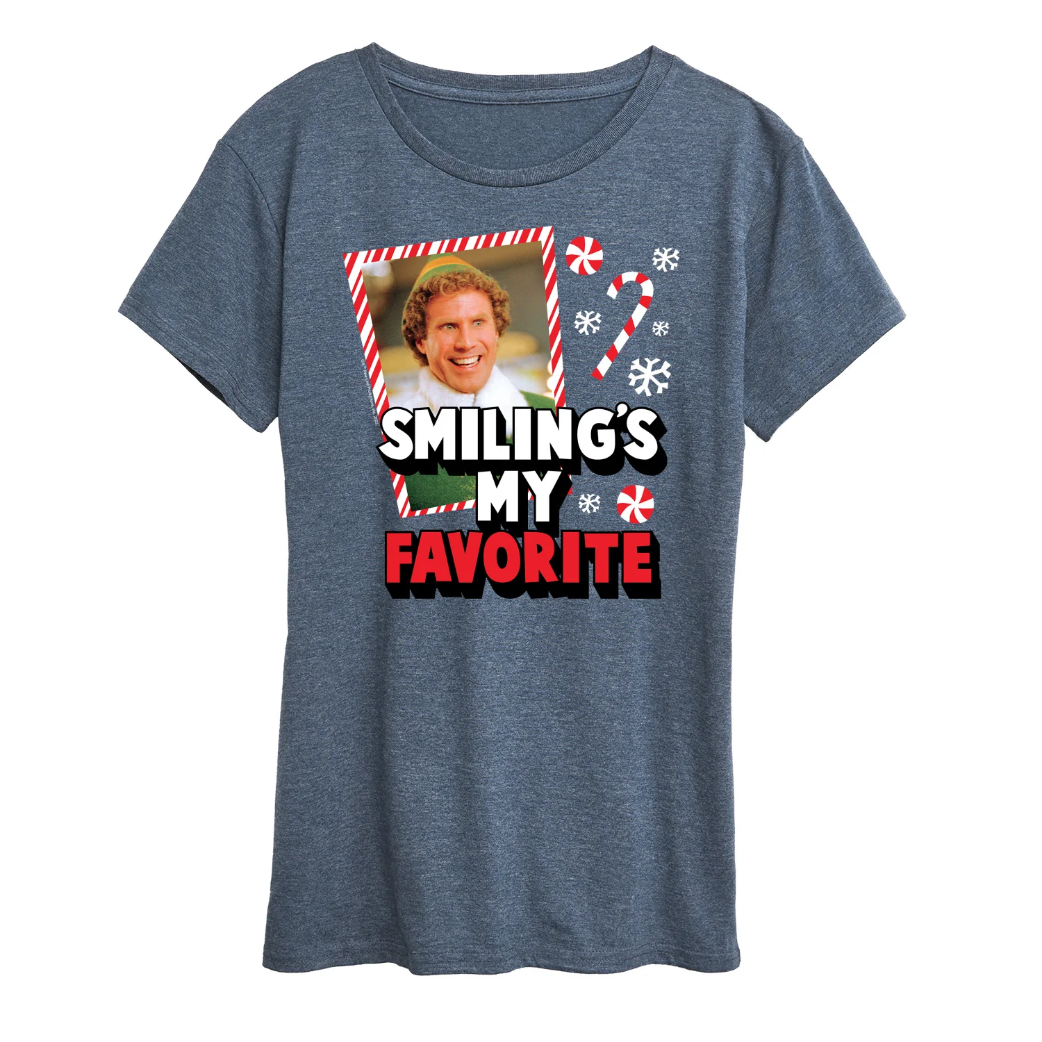 ELF - Christmas Smilings My Favorite - Women's Short Sleeve Graphic T-Shirt
