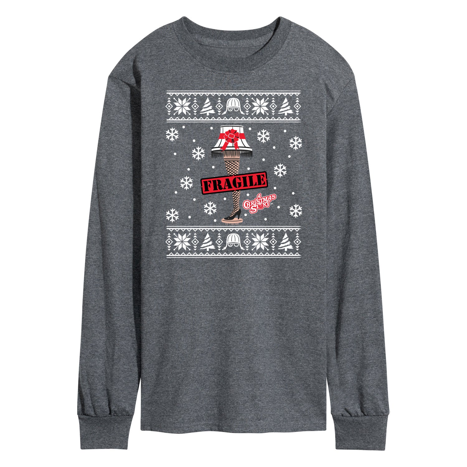A Christmas Story - Fragile X - Men's Long Sleeve T-Shirt