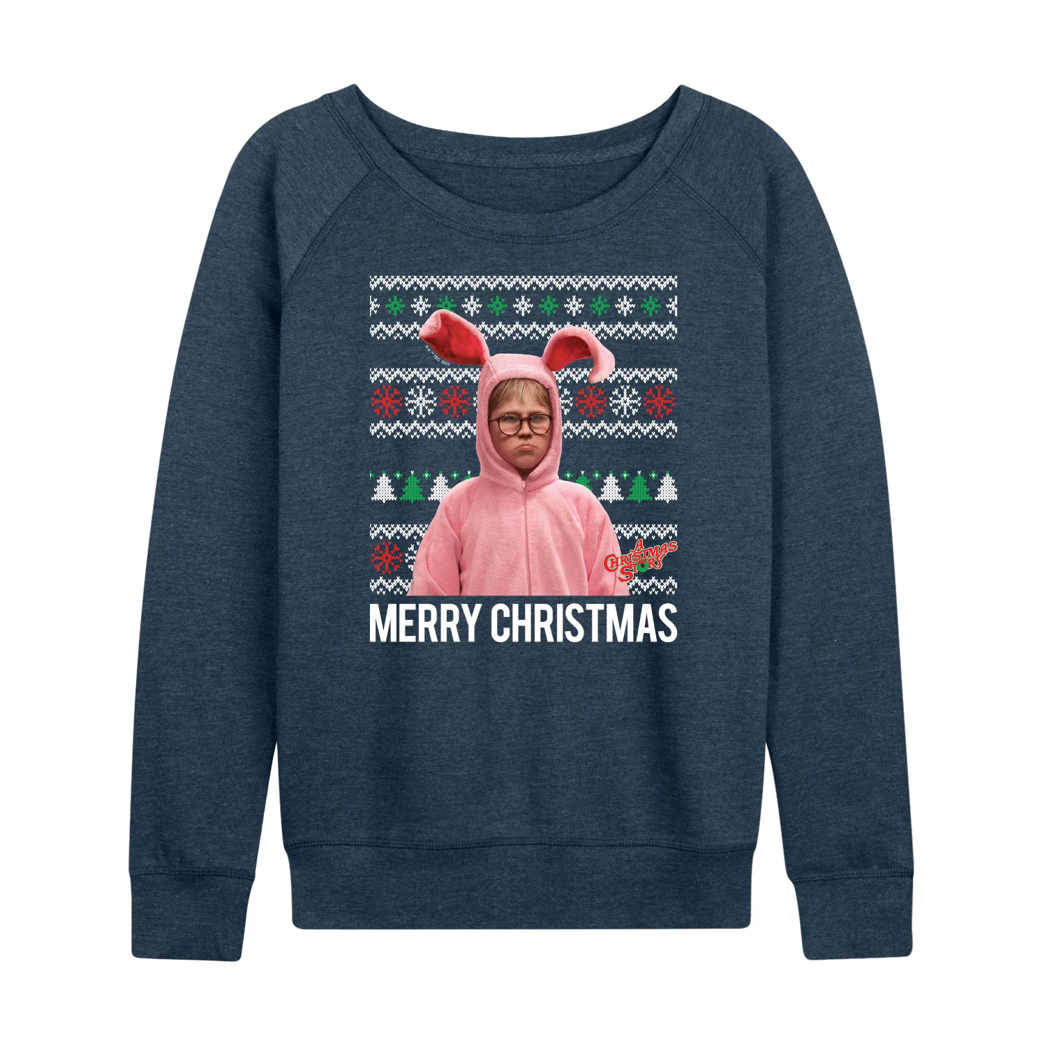 A Christmas Story - Merry Christmas - Women's Lightweight French Terry Long Sleeve Shirt - Image 2