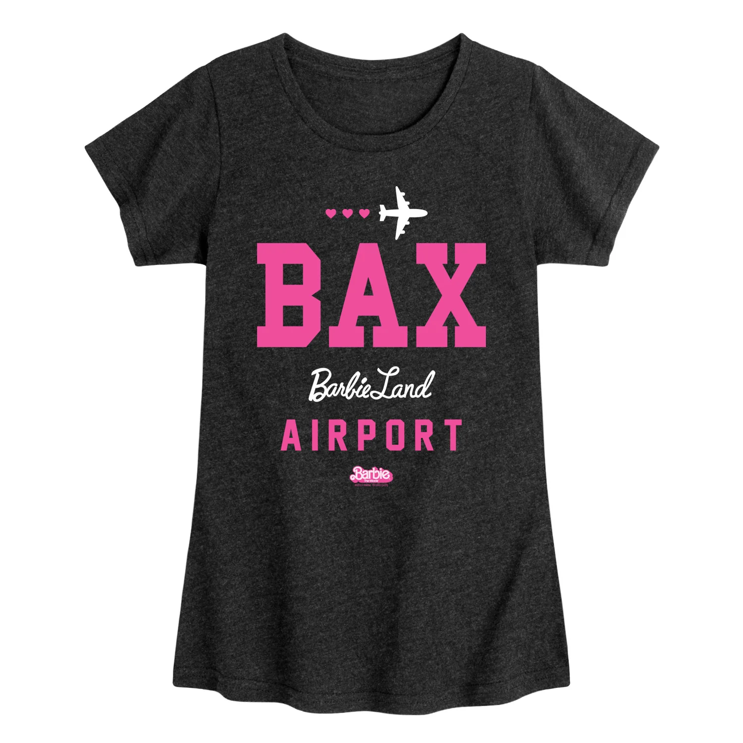 Barbie -BAX Barbie Land Airport - Toddler & Youth Girls Short Sleeve Graphic T-Shirt - Image 2