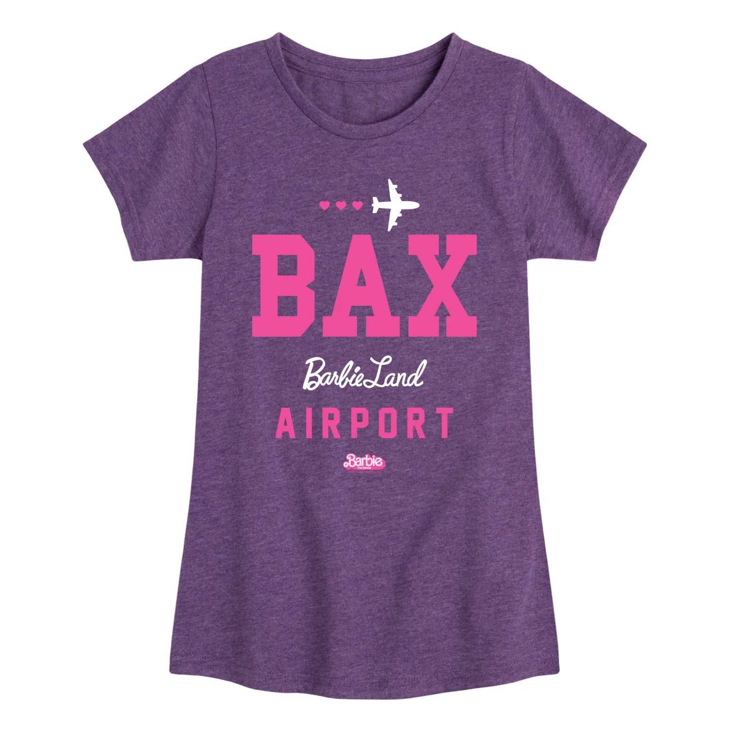 Barbie -BAX Barbie Land Airport - Toddler & Youth Girls Short Sleeve Graphic T-Shirt - Image 3