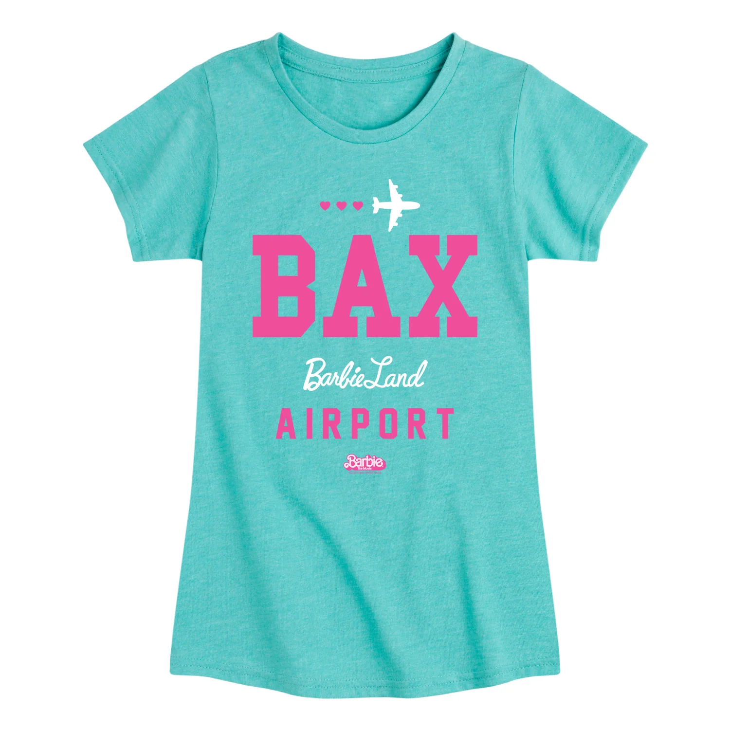 Barbie -BAX Barbie Land Airport - Toddler & Youth Girls Short Sleeve Graphic T-Shirt - Image 4