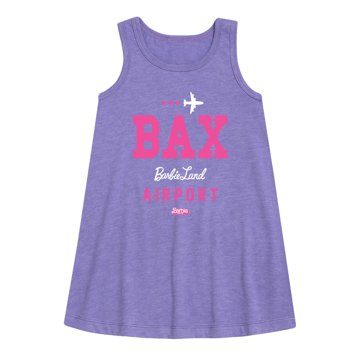 Barbie -BAX Barbie Land Airport - Toddler & Youth Girls A-line Dress - Image 2