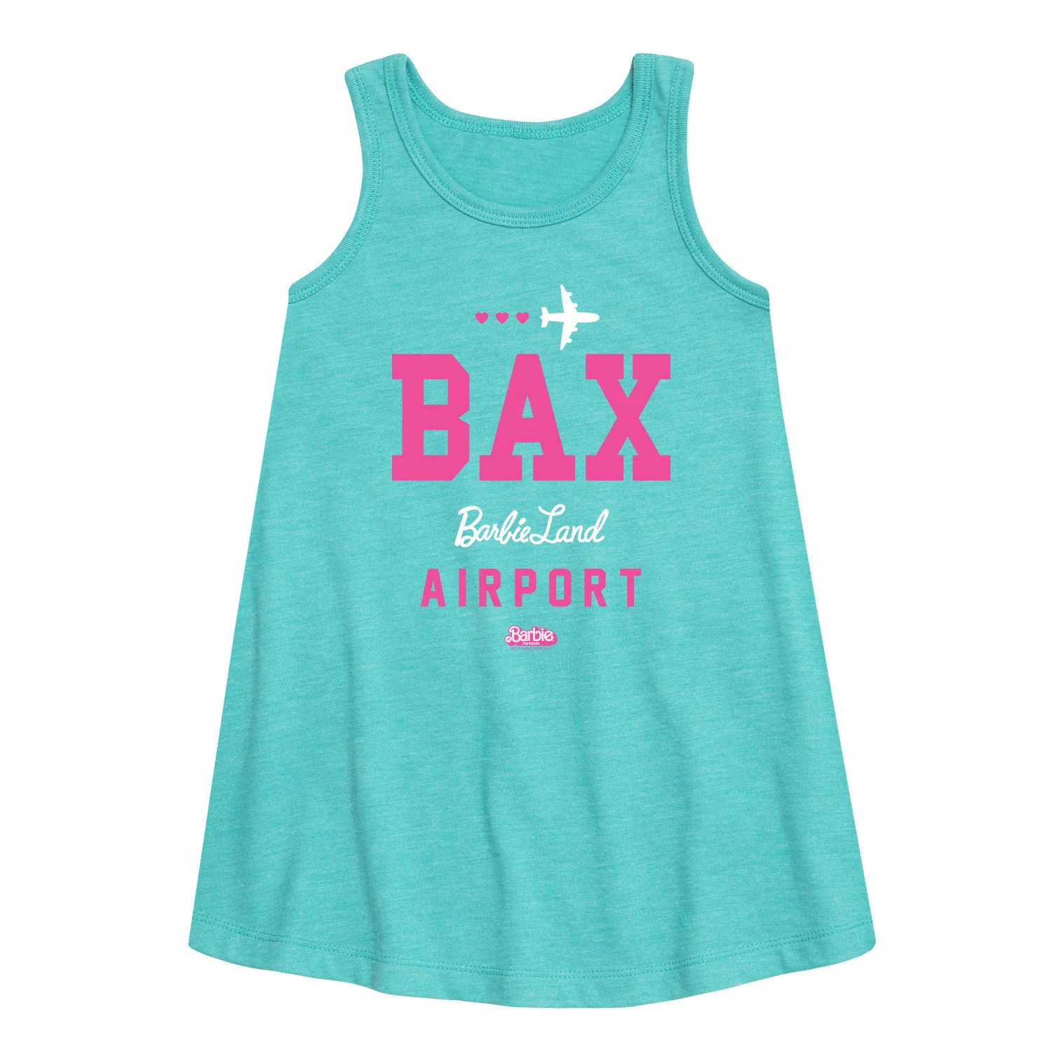 Barbie -BAX Barbie Land Airport - Toddler & Youth Girls A-line Dress - Image 3